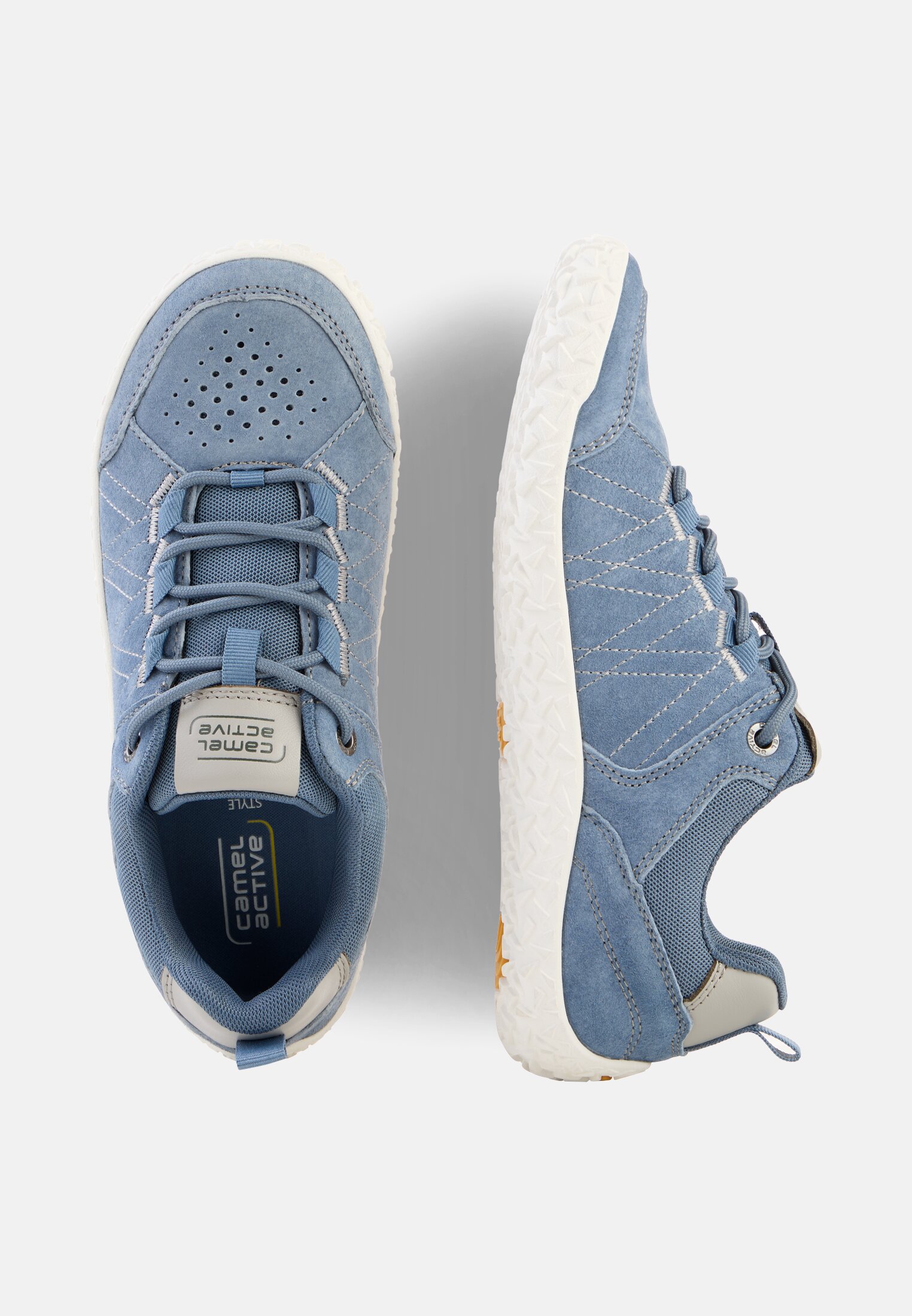 Damen Sneaker mit flexibler Laufsohle frontal oben