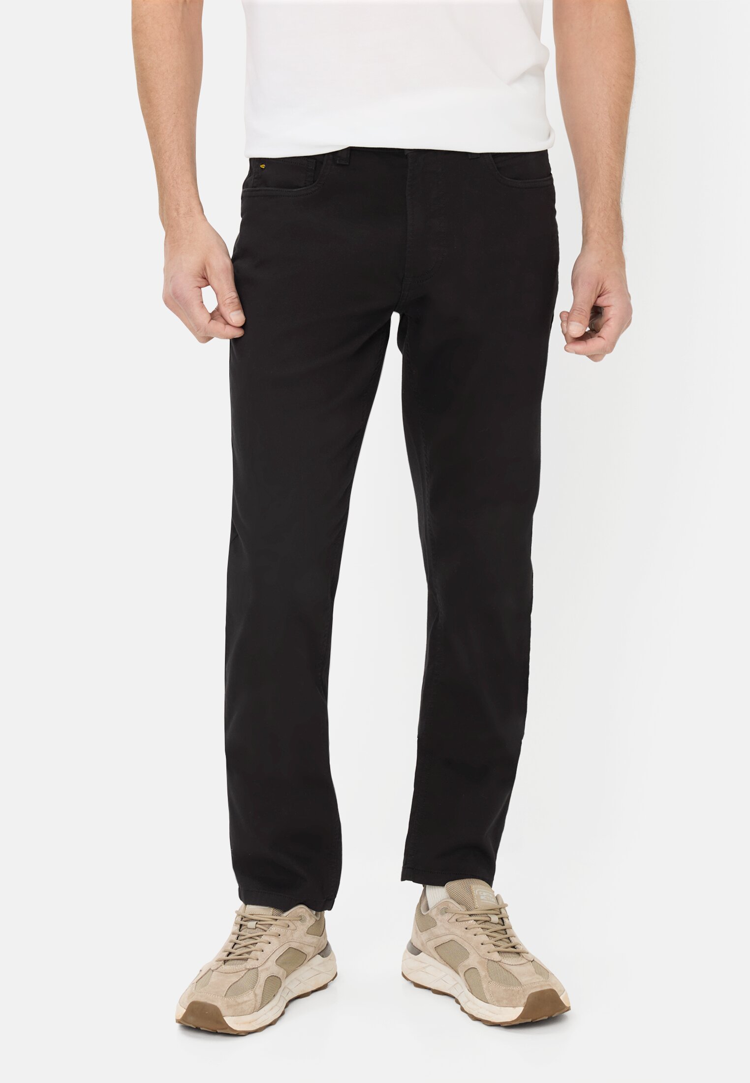 Men Regular fit 5-pocket trousers Black worn front