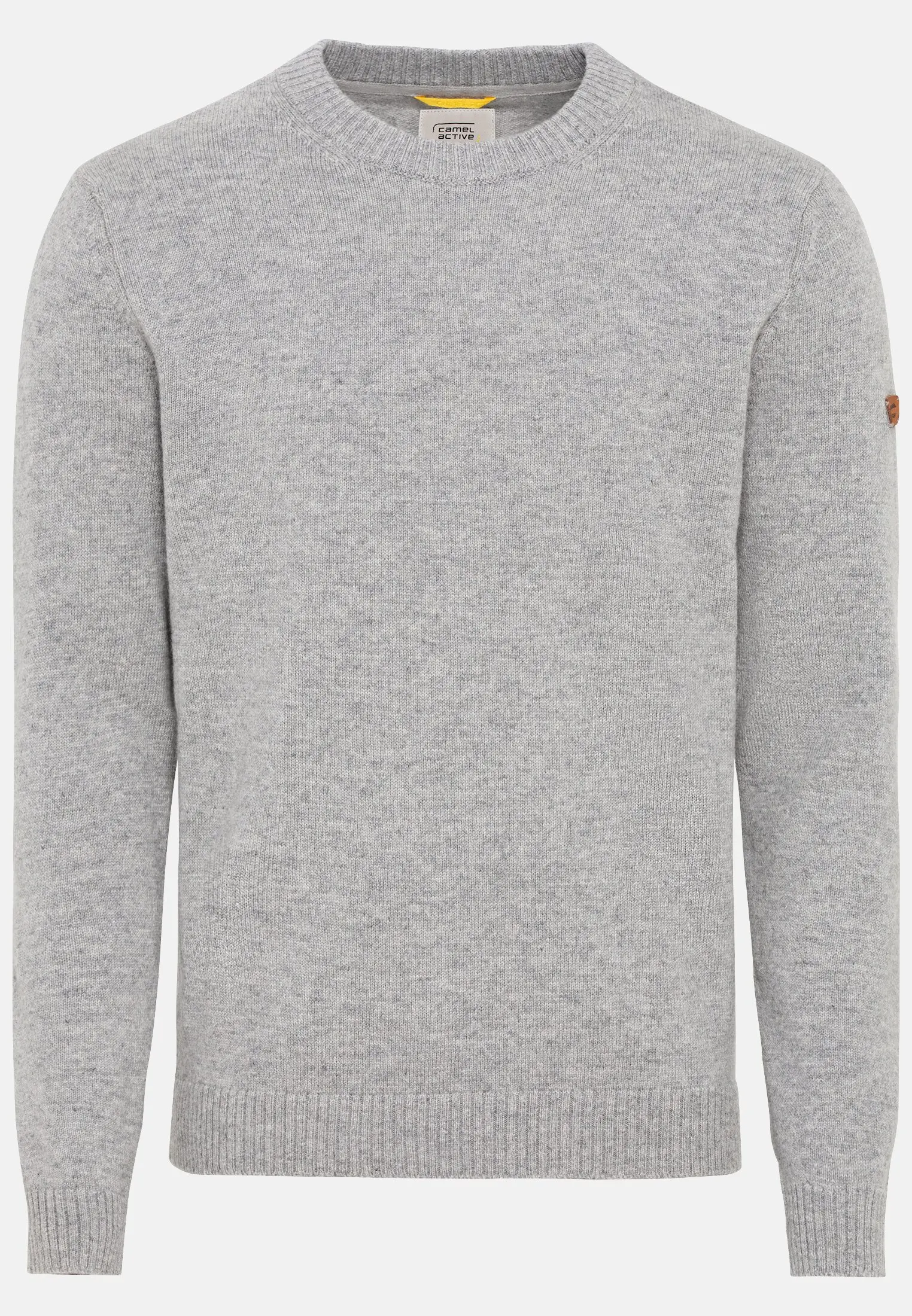 Feinstrickpullover für Herren in Hellgrau | L