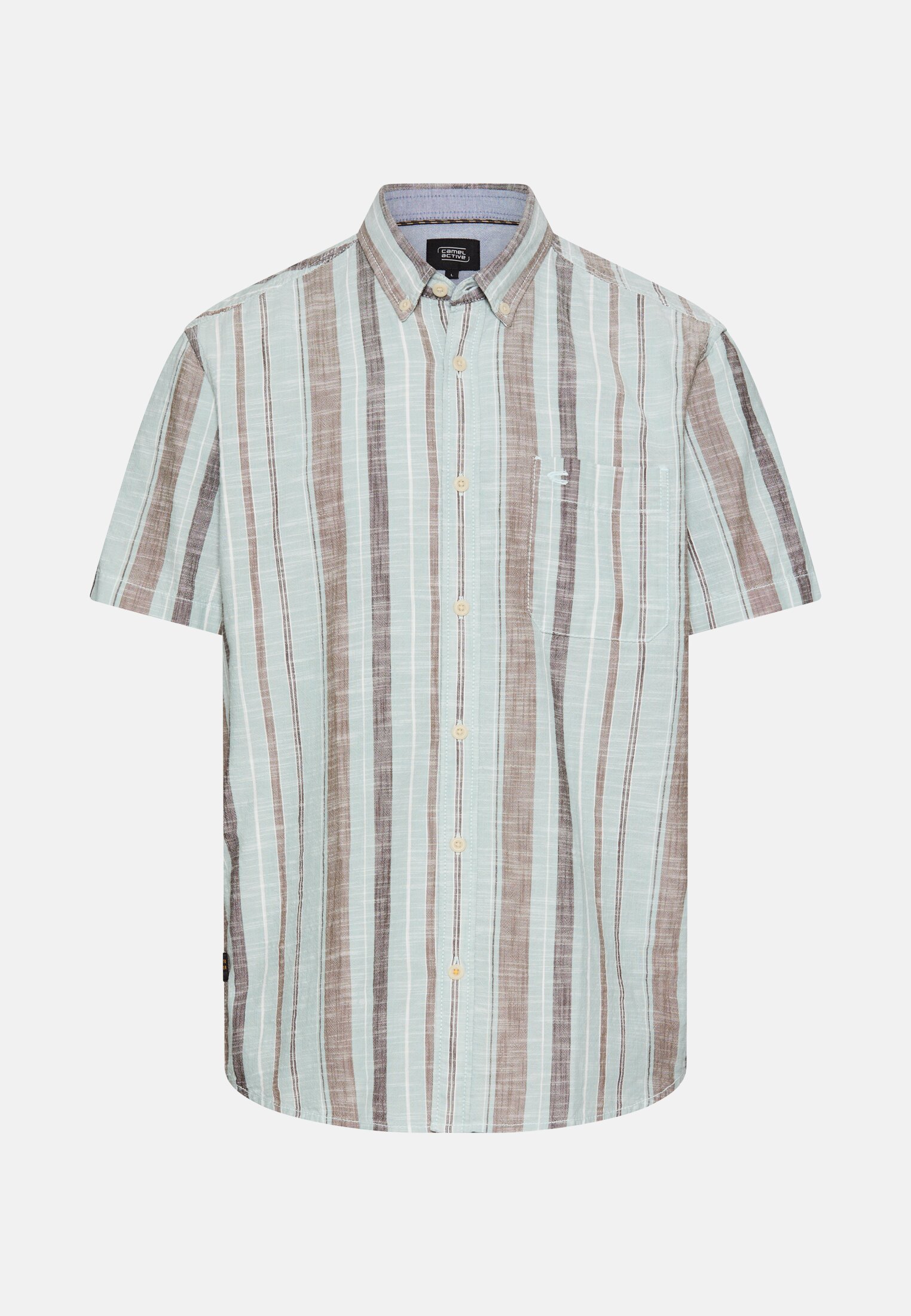 Men Checkered shirt made of pure cotton frontal front