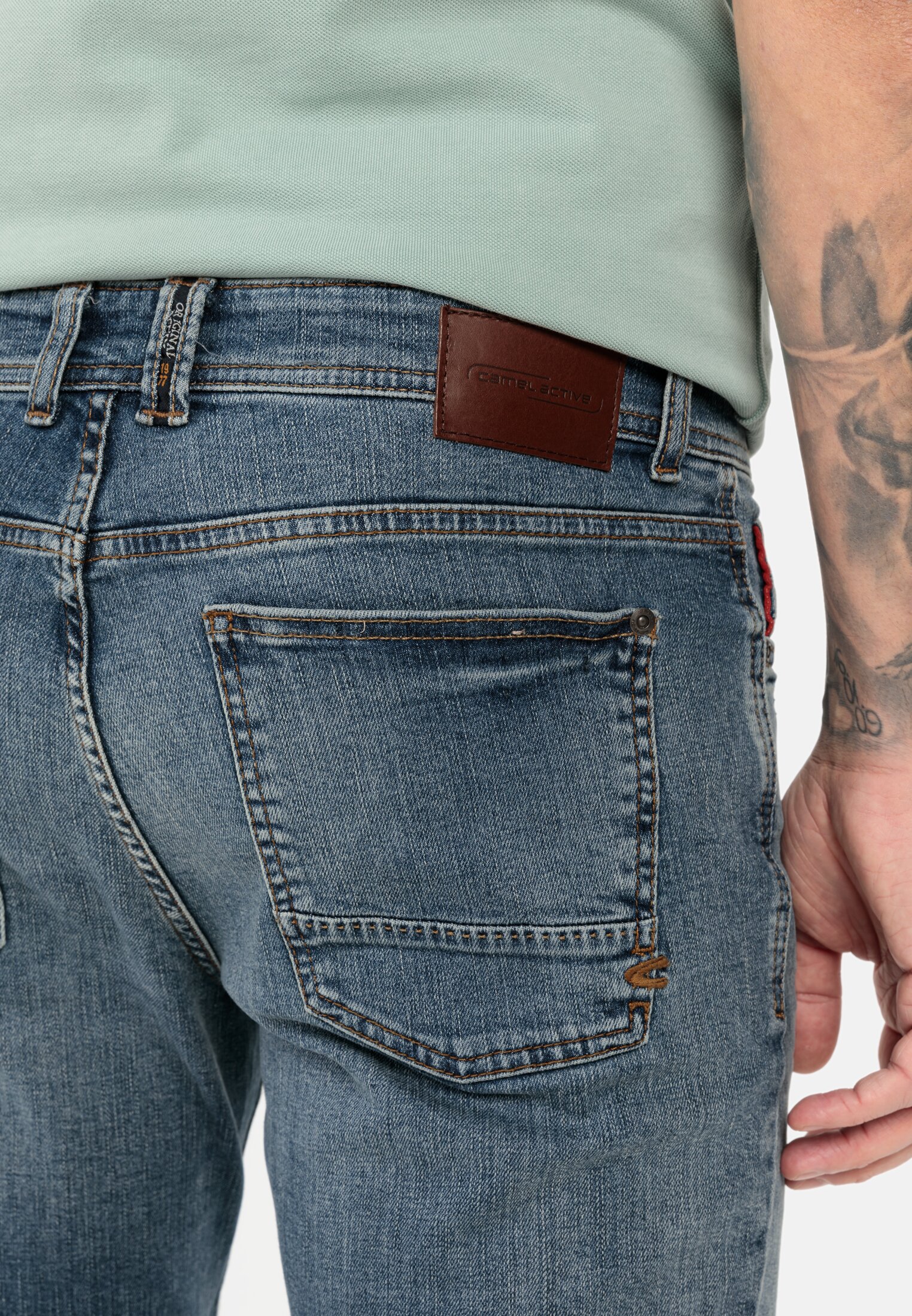 Regular Fit für Herren in Hellblau | 38/32 | camel active