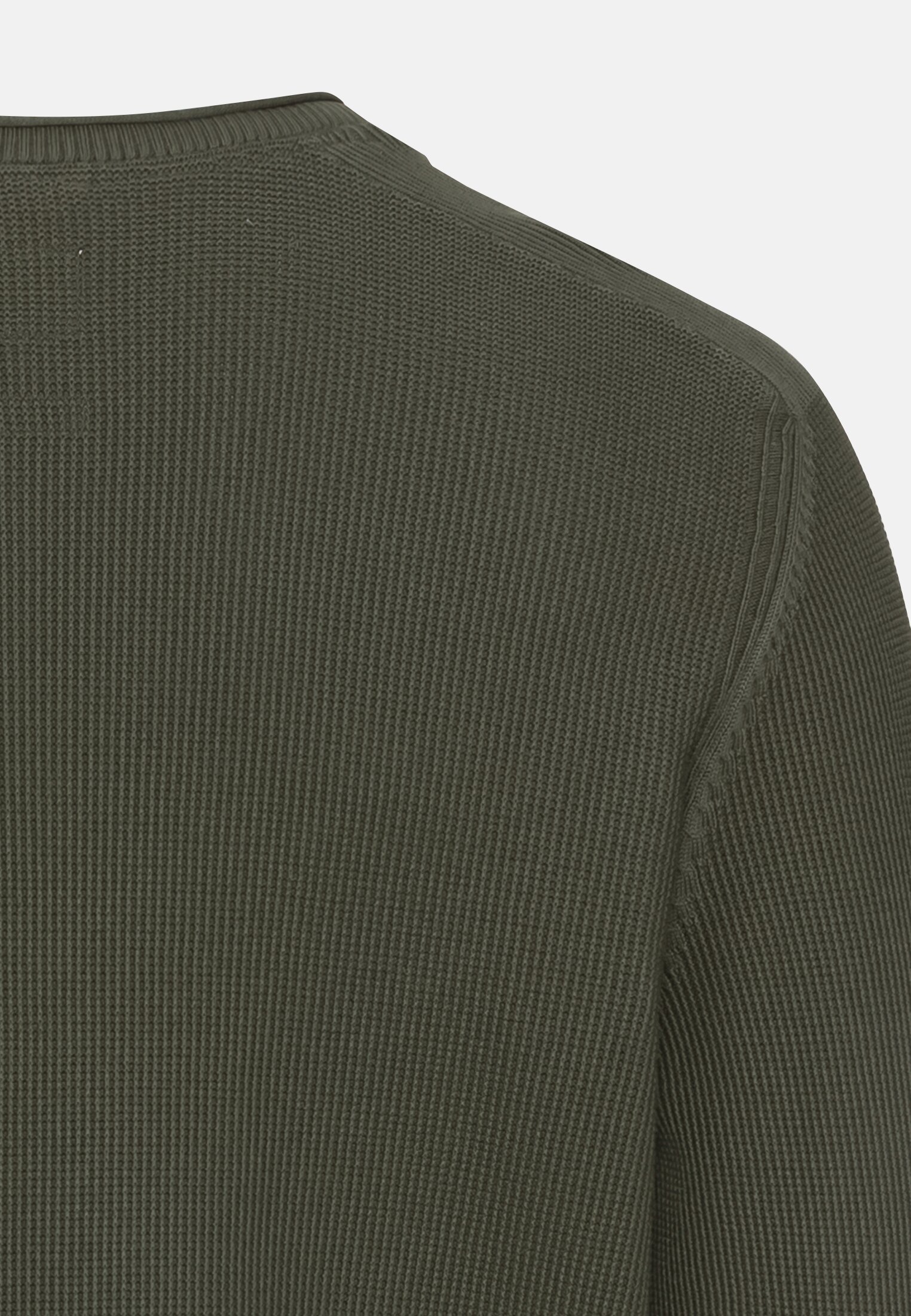 Feinstrickpullover für Herren in Dunkelgrün | M
