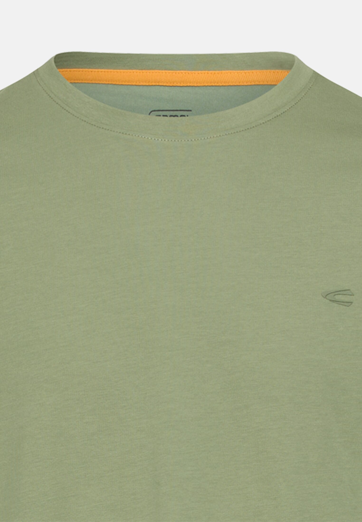 Herren fleXXXactive© T-Shirt mit 4-Wege-Stretch Blattgrün vorne nah
