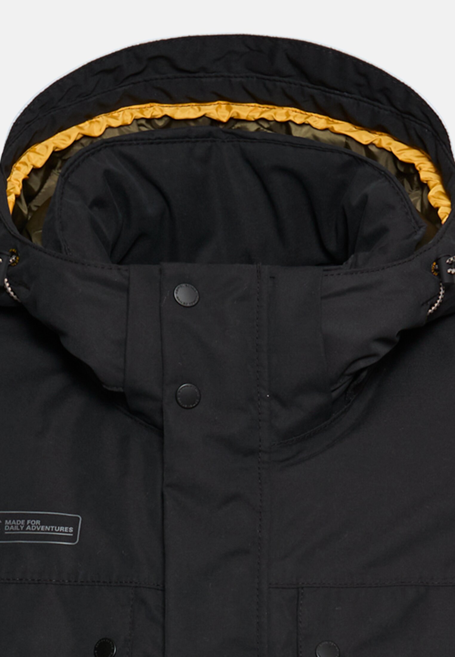 Men teXXXactive© functional jacket with removable hood Black front close