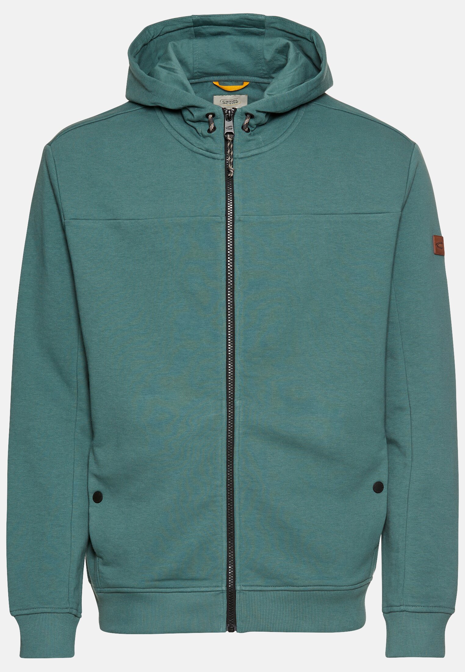 Men Hooded Sweat Jacket Green