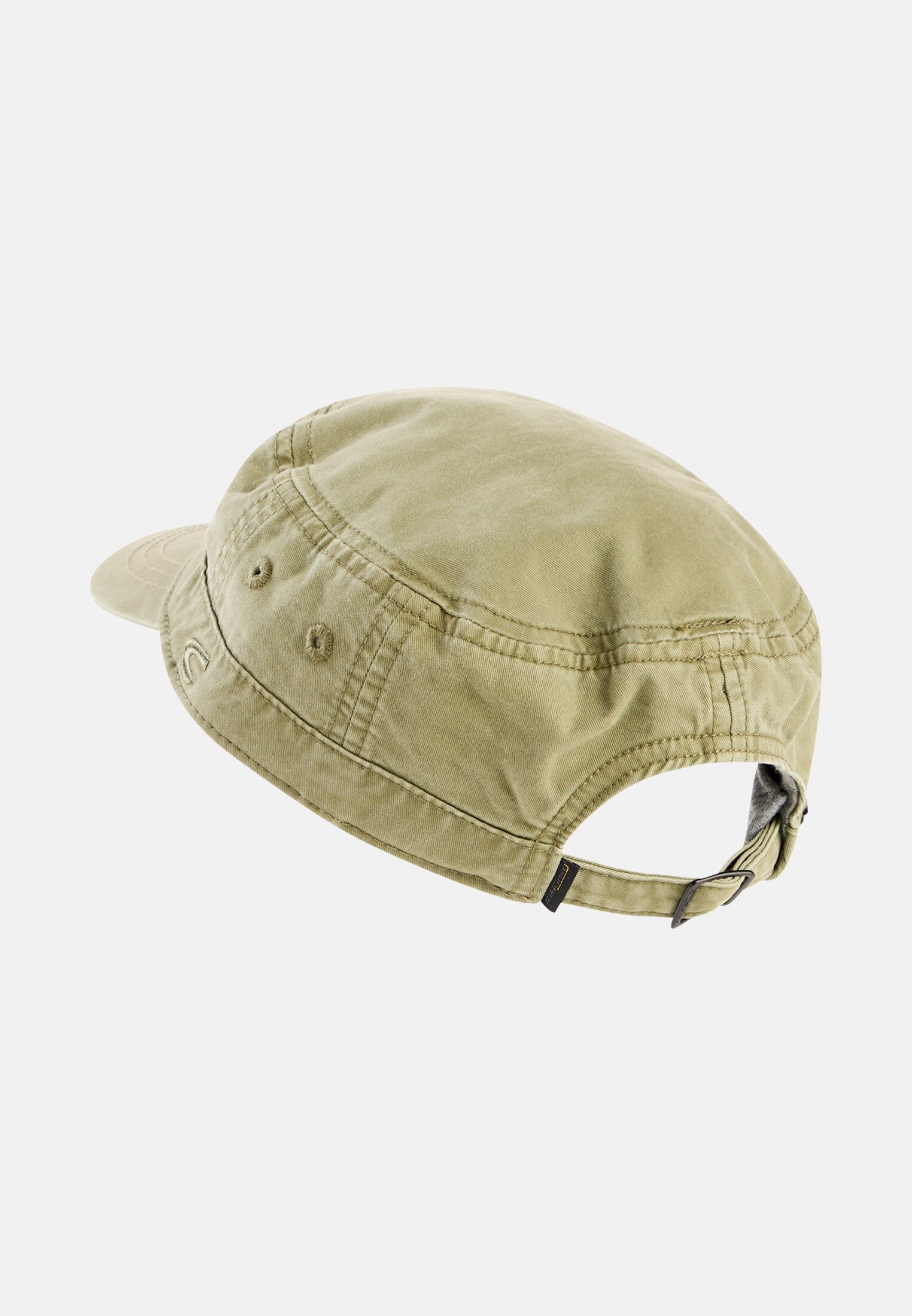 Men Kuba cap made of pure cotton Olive Green frontal back