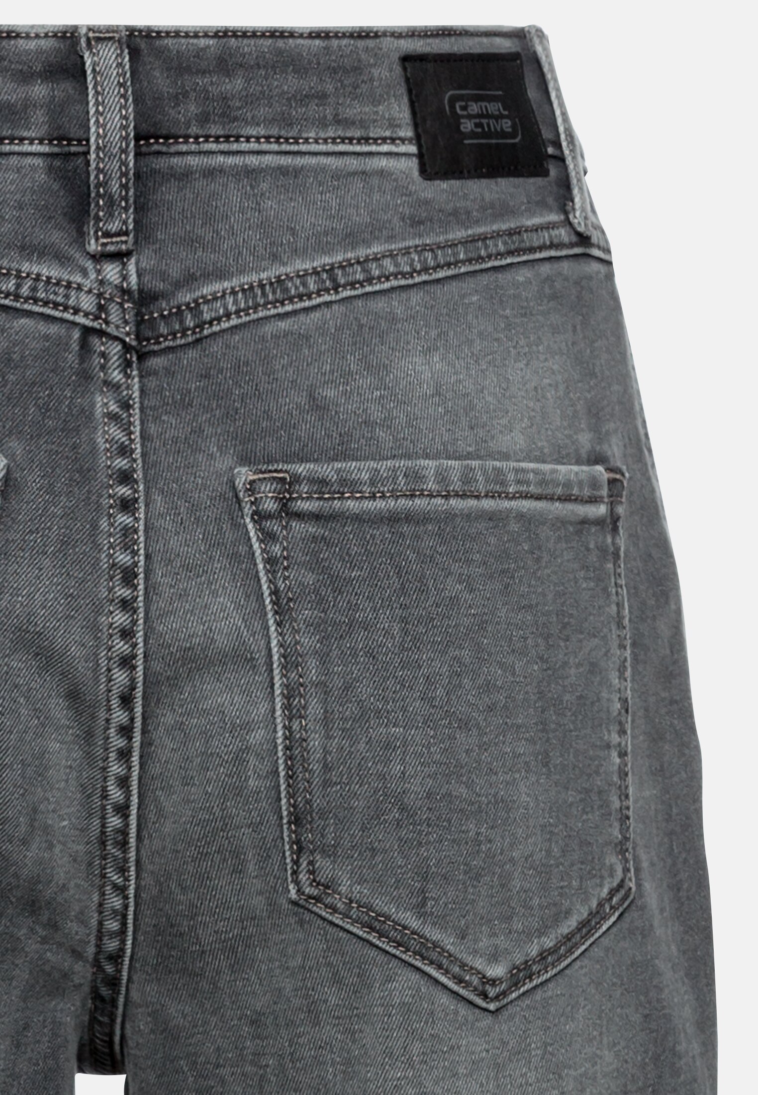 Pocket Jeans Mom Jeans Camel Mom Fit For Women In Grey Camel Active