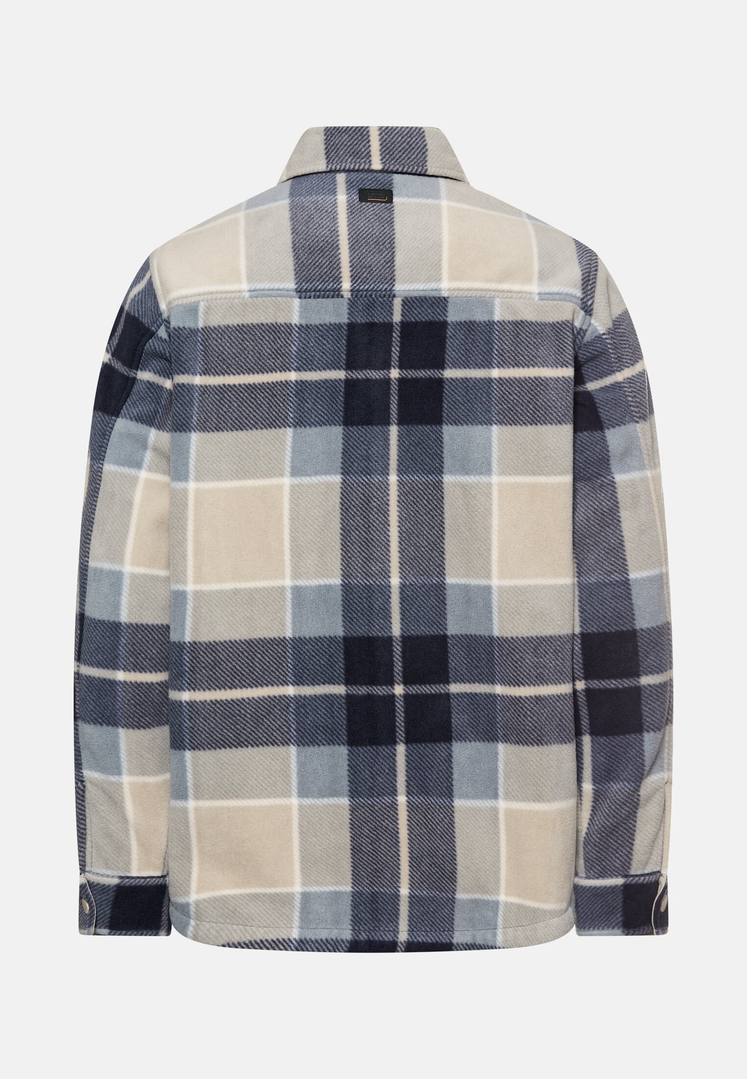 Men Overshirt with pockets Lyons Blue frontal back