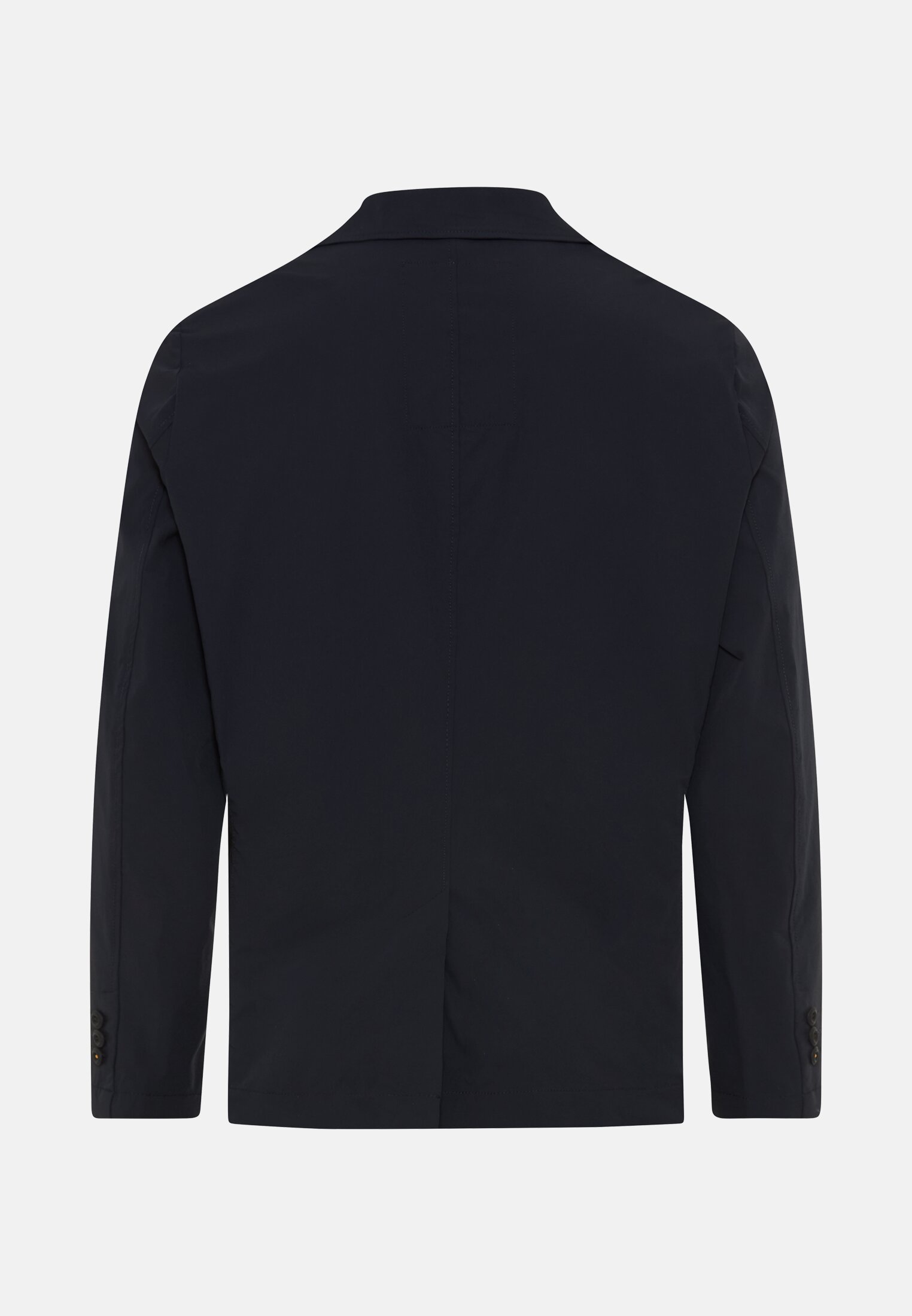 Heren Colbert met 4-way stretch Donkerblauw frontaal achter