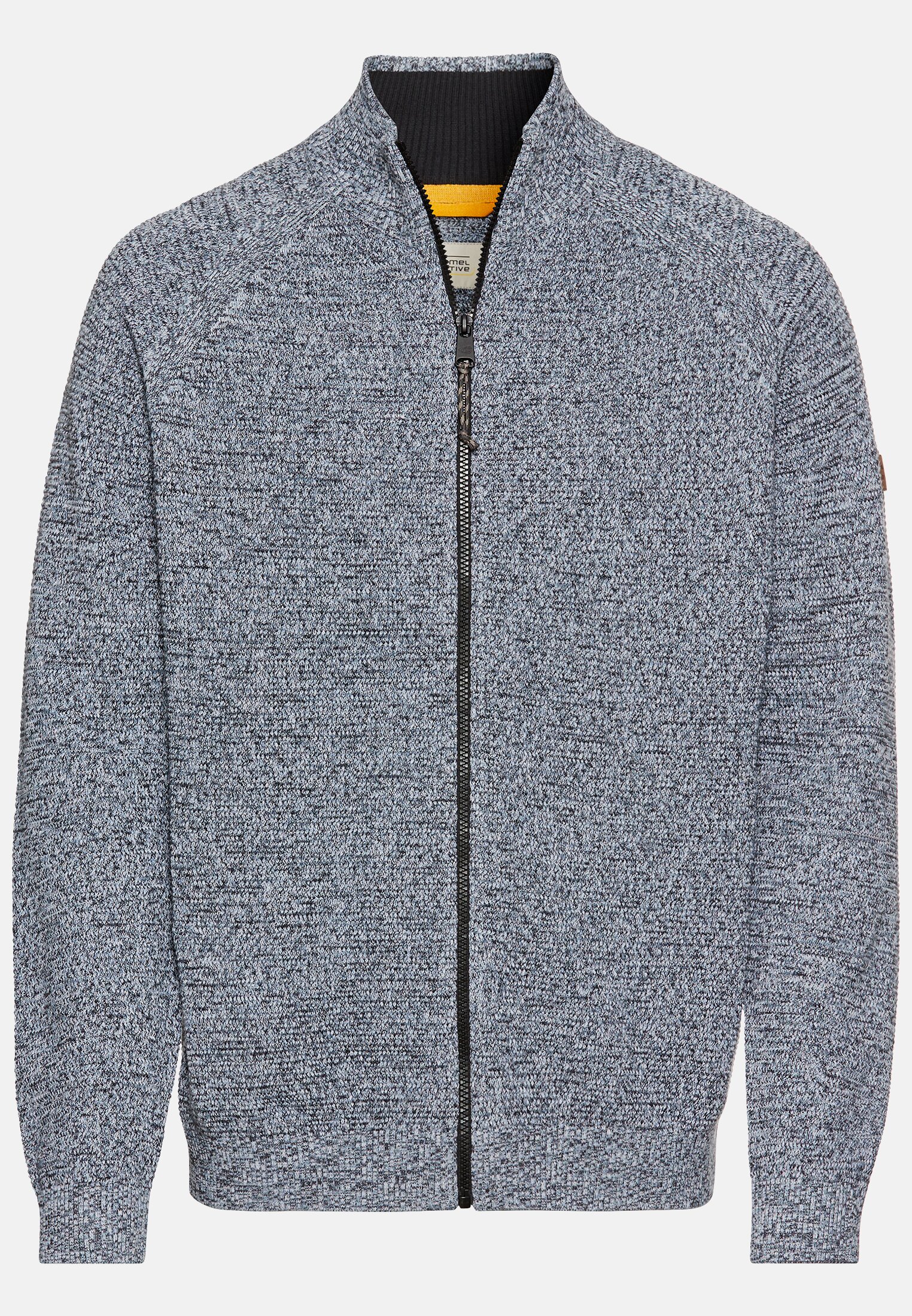 Men Cardigan made from cotton Blue