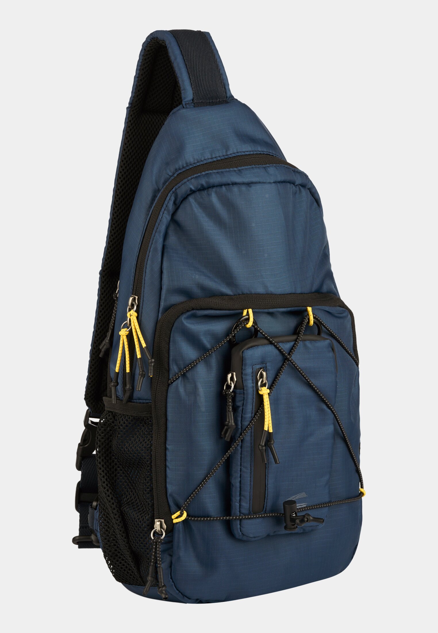 Men Shores City backpack with detachable front pocket Blue frontal front