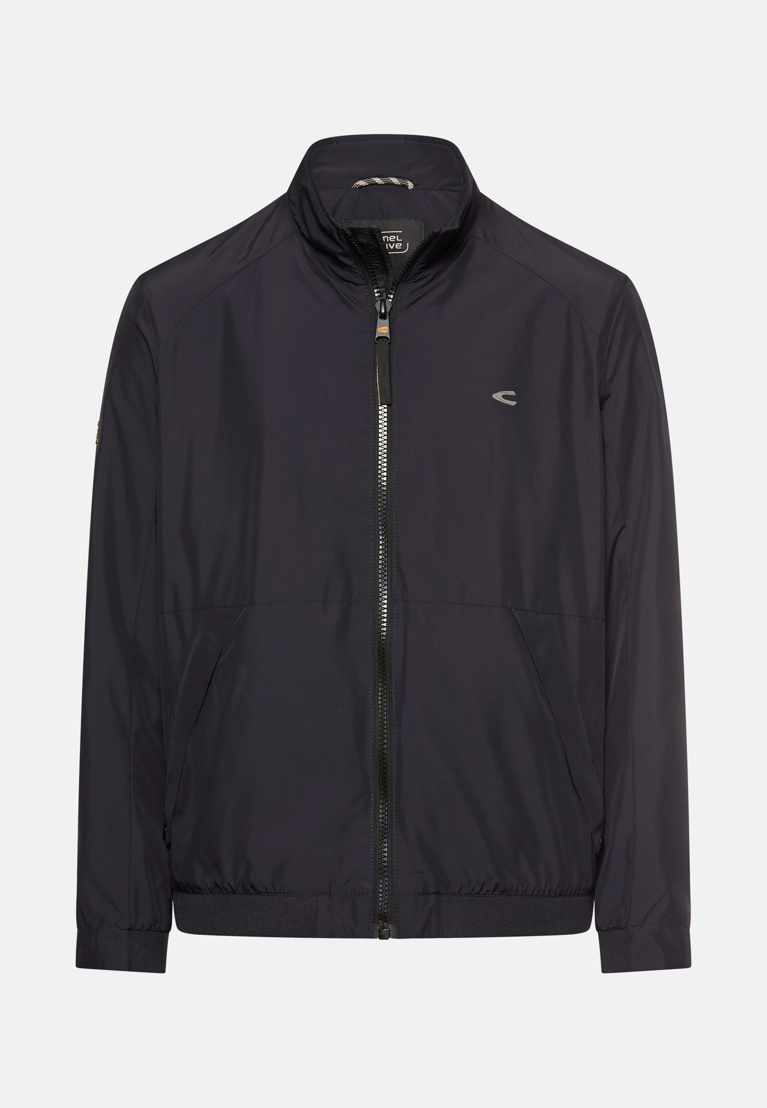 Heren Waterafstotende blouson met binnenvoering Donkerblauw frontaal voor