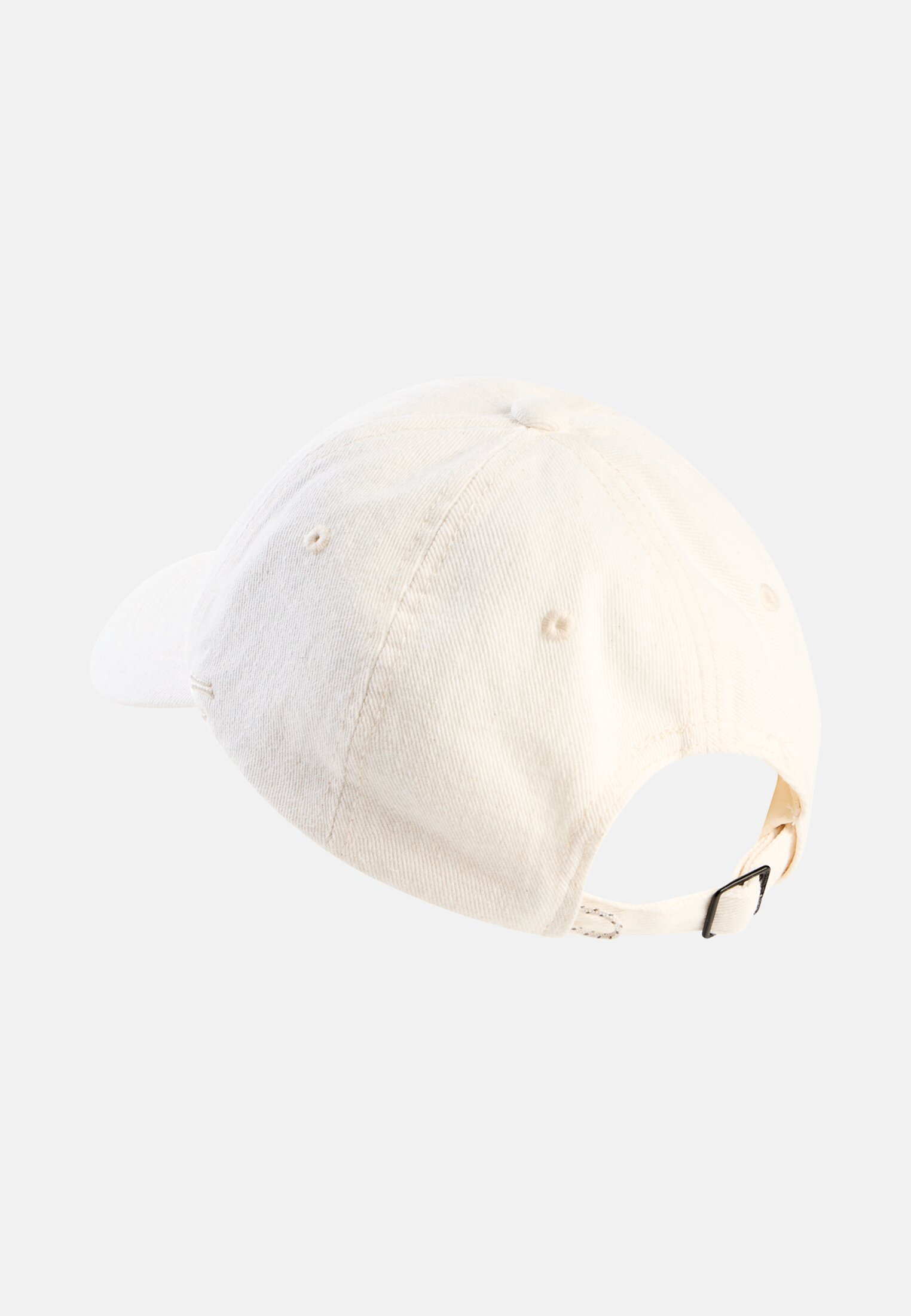 Women Cap with reflective details Milk White frontal back