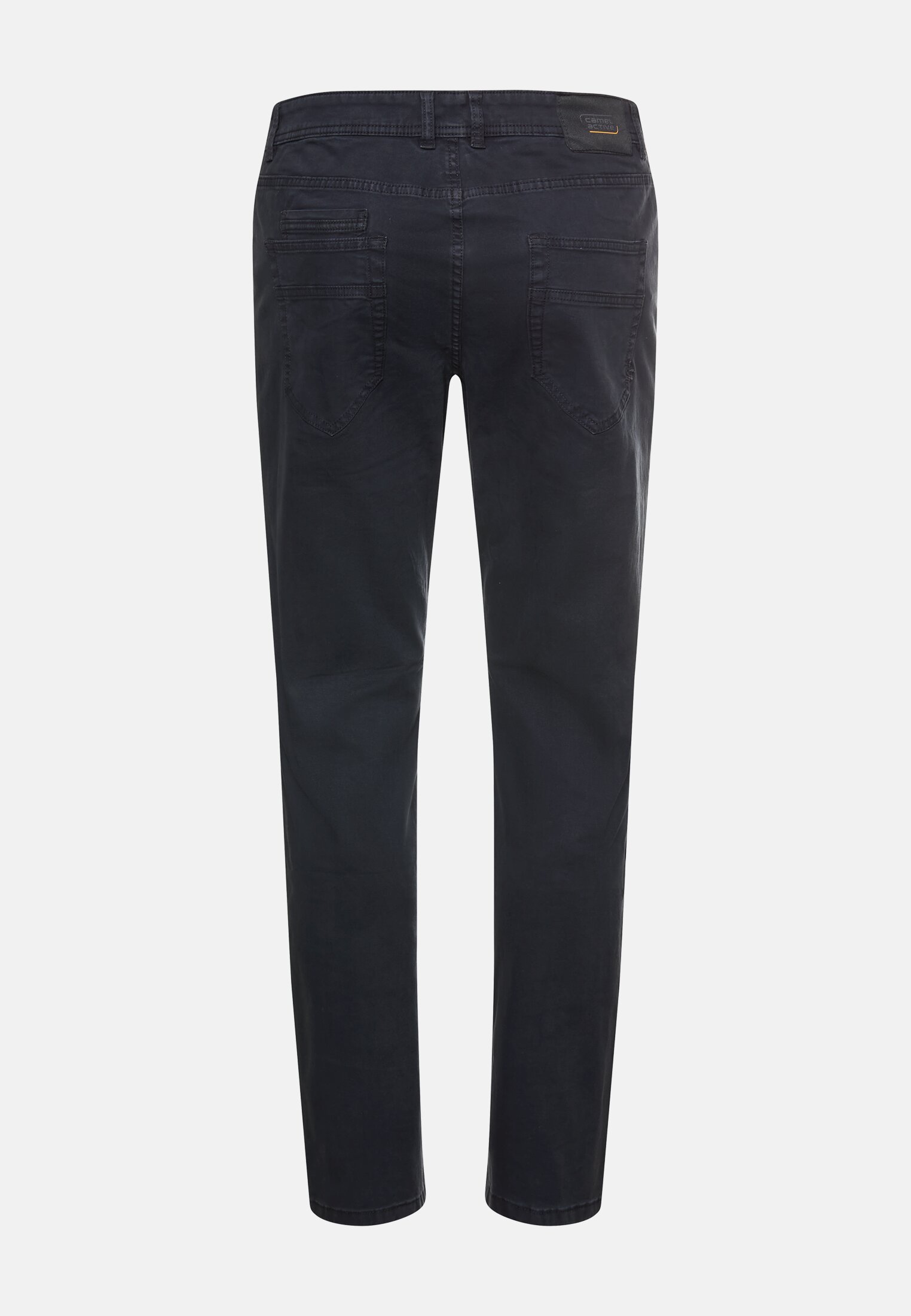 Heren Broek met 5-pocket-design Donkerblauw frontaal achter