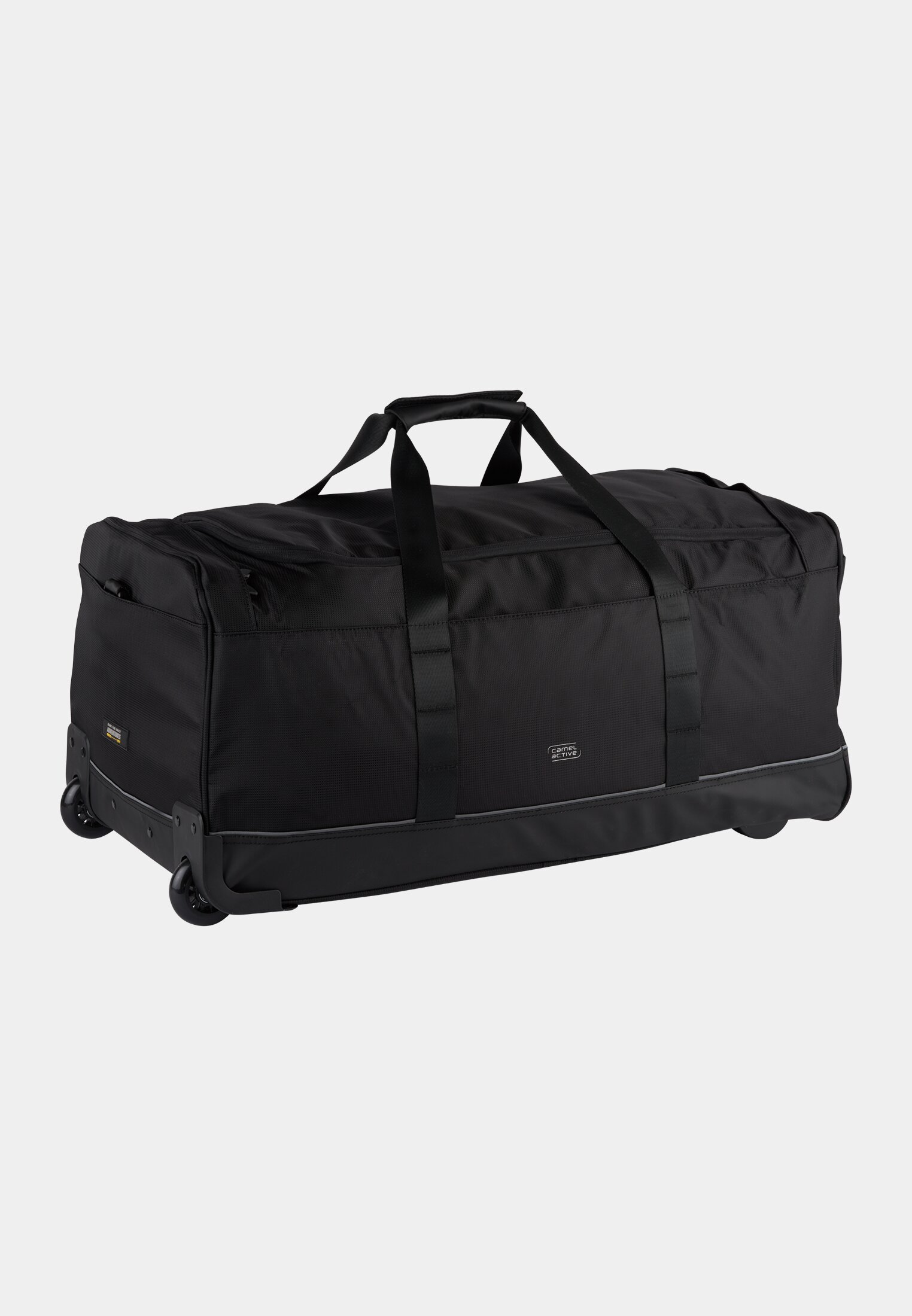 Herren CONNECT Reisetasche mit Rollen Schwarz frontal hinten