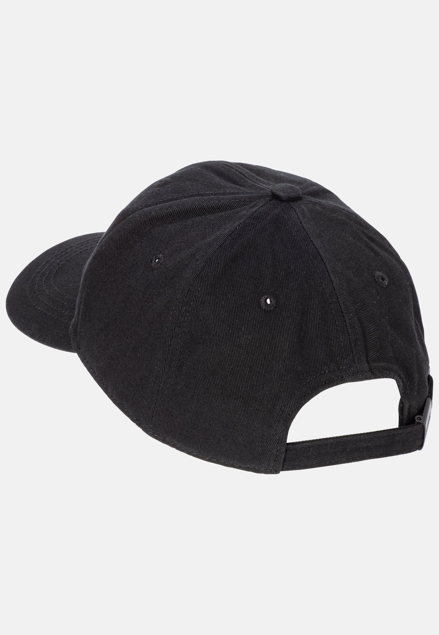 Herren Cap aus Baumwolle Dunkelgrau frontal hinten