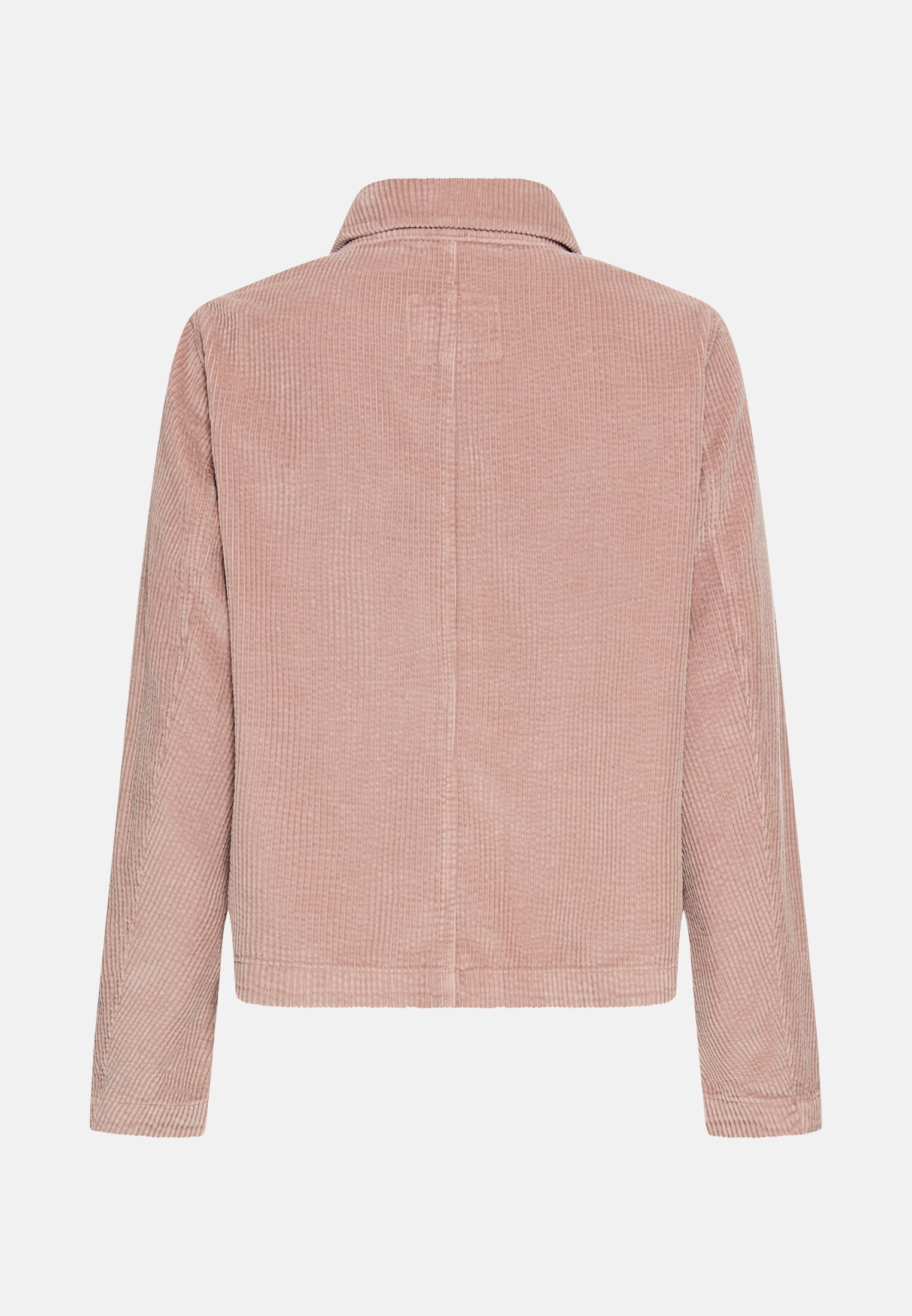 Damen Indoor Blazer mit Taschen Dunkles Lilarosa frontal hinten