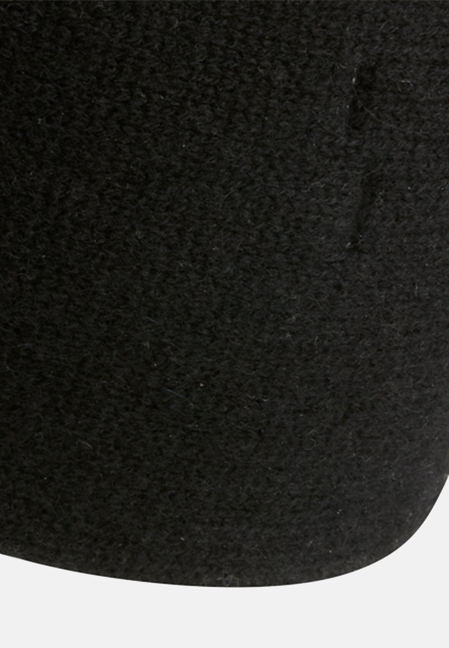Damen Stirnband aus reinem Kaschmir Schwarz hinten nah