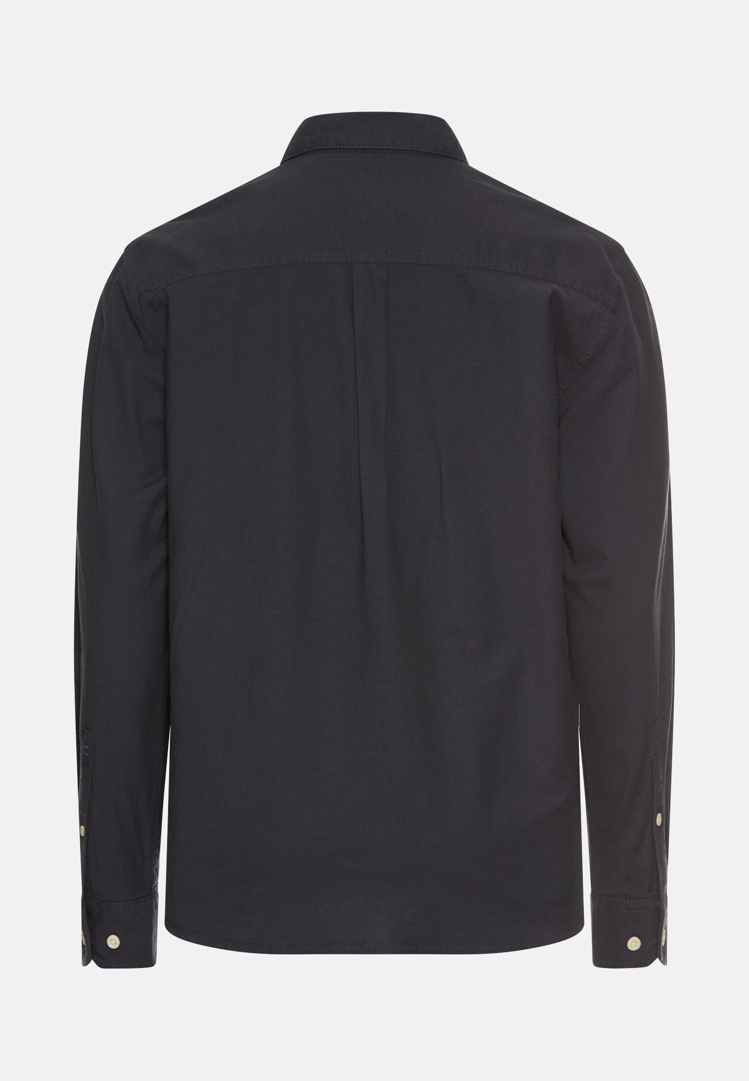 Herren Langarm Shirt mit antibakterieller Funktion Navyblau frontal hinten