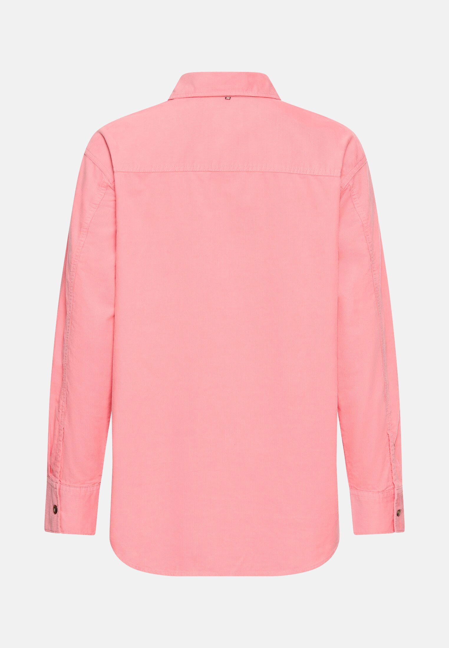 Damen Bluse mit Brusttasche Beere frontal hinten