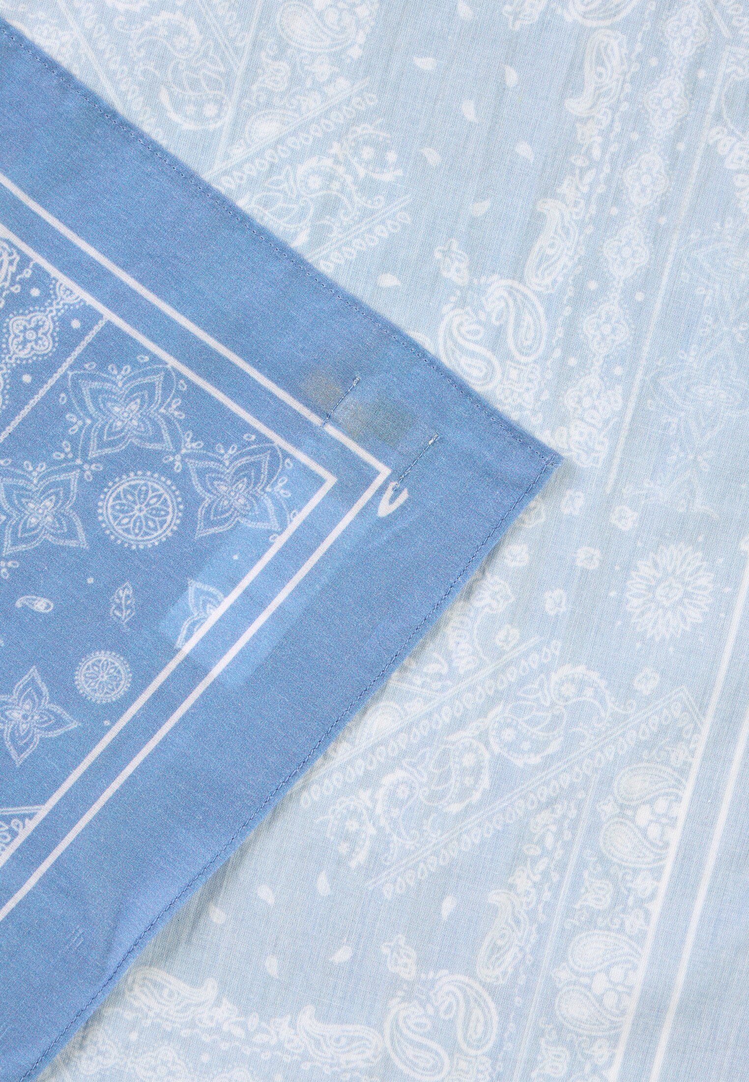 Women Cotton bandana Light Blue close back