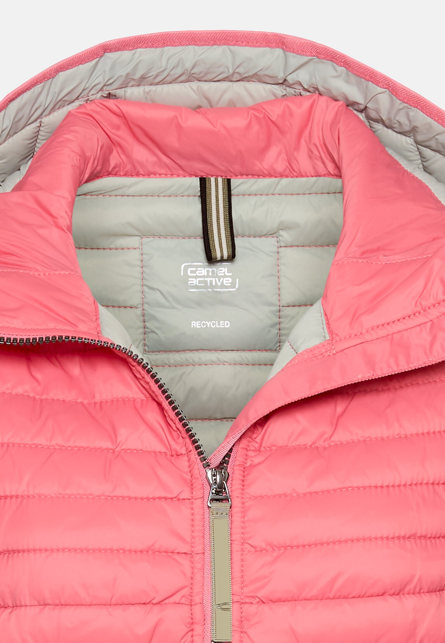 Damen Blouson mit wasserabweisender Funktion Pink vorne nah