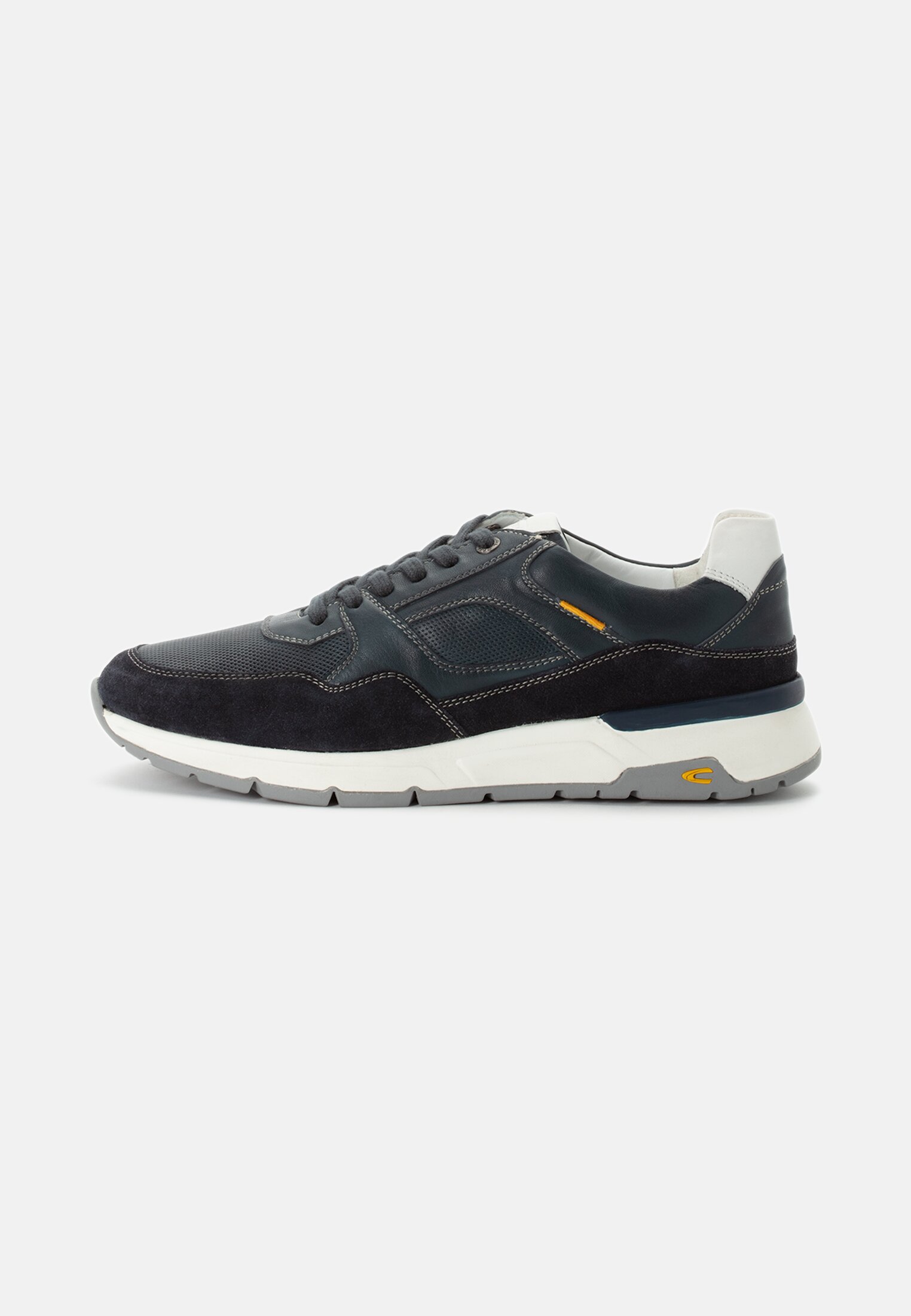 Men Lace-up shoe made of full leather Dark Blue frontal front