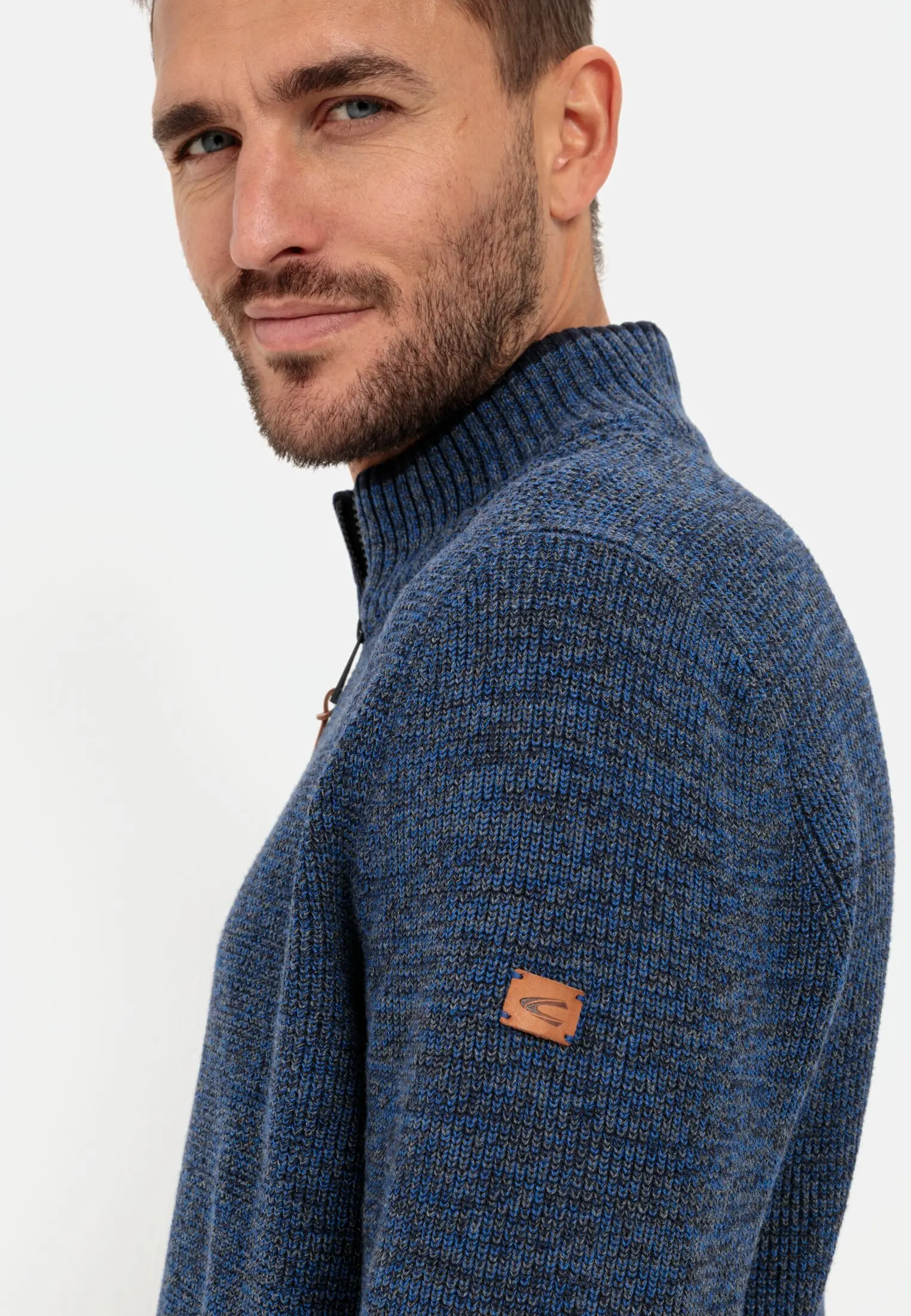 Feinstrick Troyer für Herren in Dunkelblau | 3XL