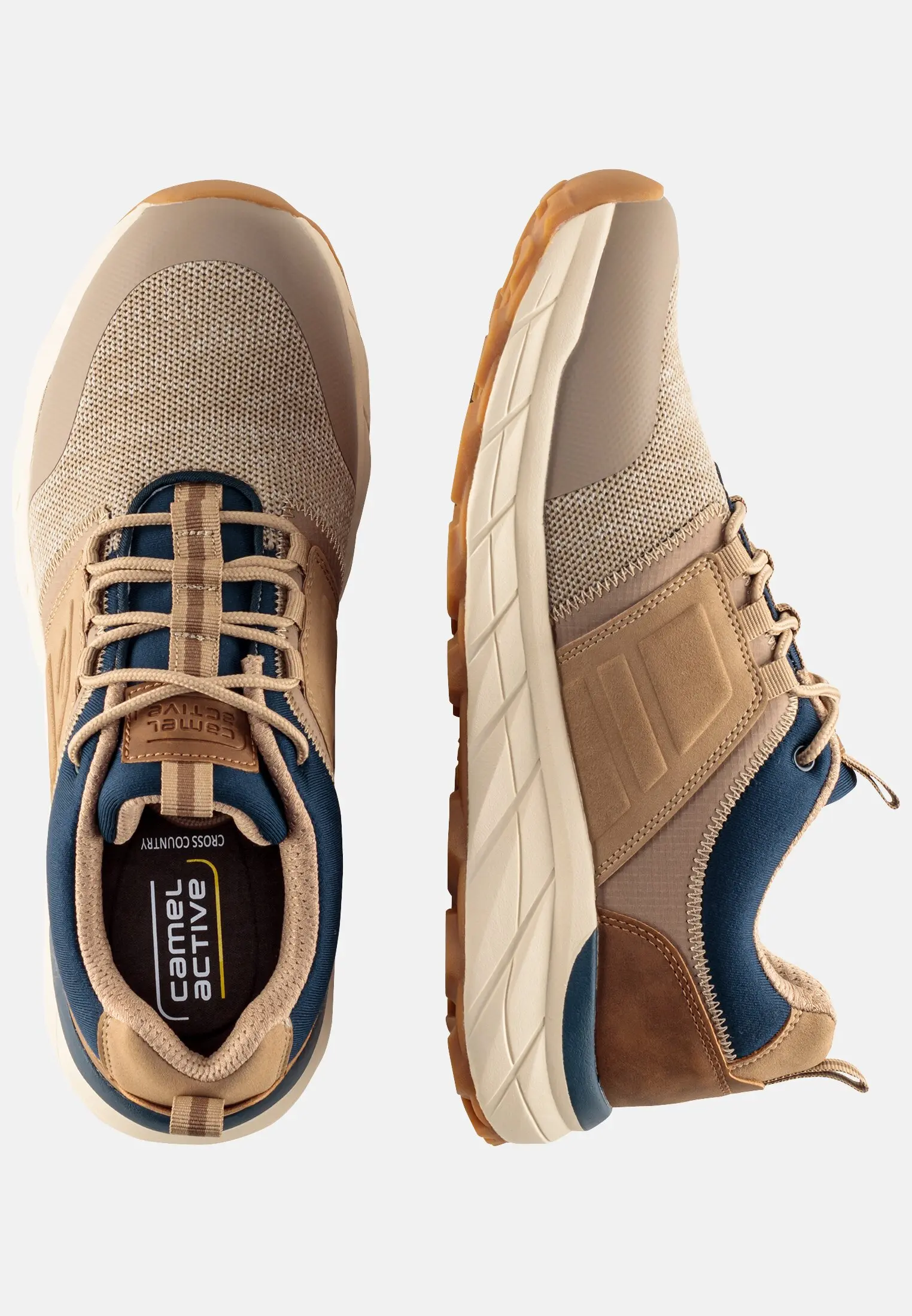 Sportlicher Sneaker für Herren in Beige-Braun | 48