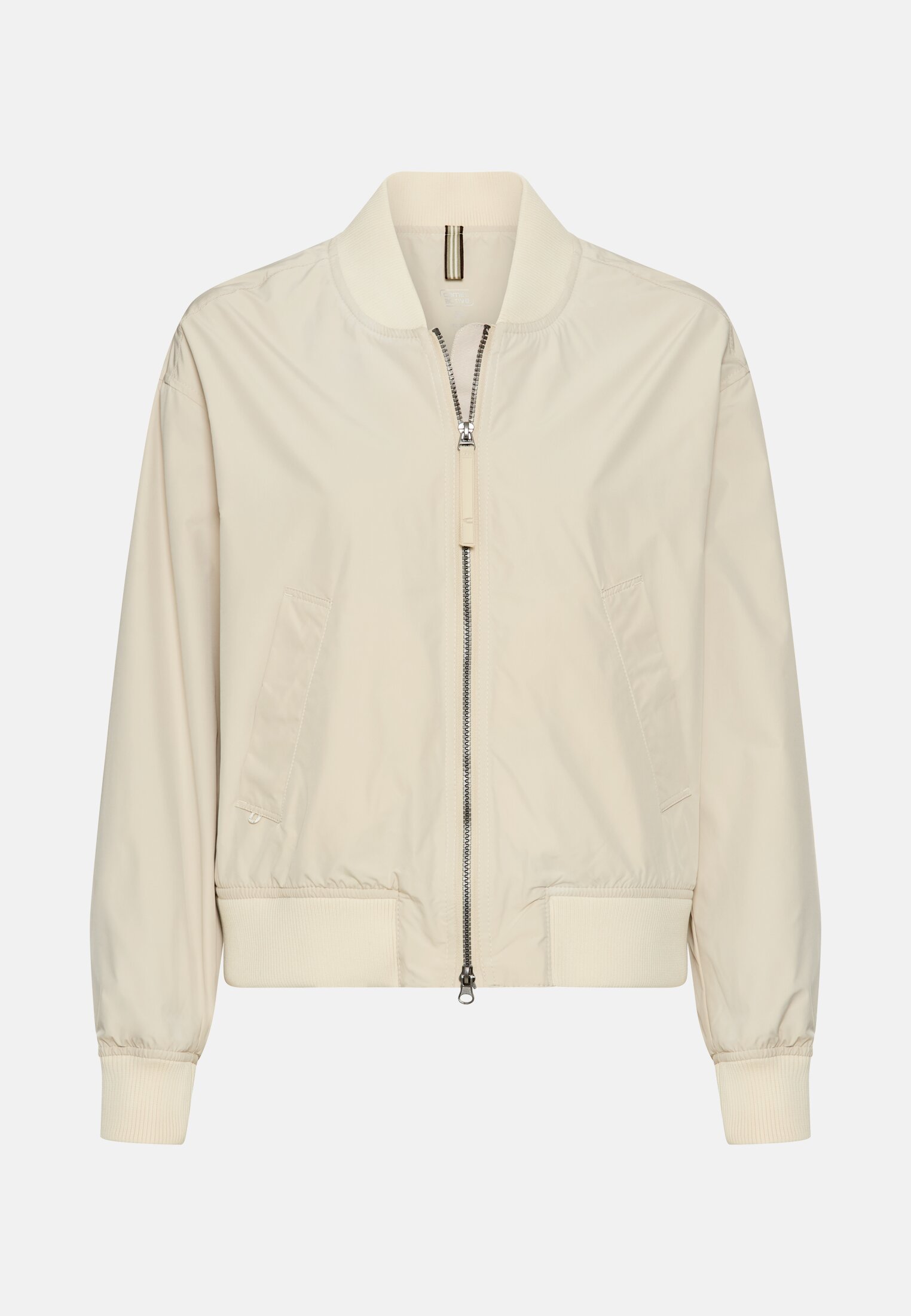 Women Bomber jacket with pockets Oak frontal front