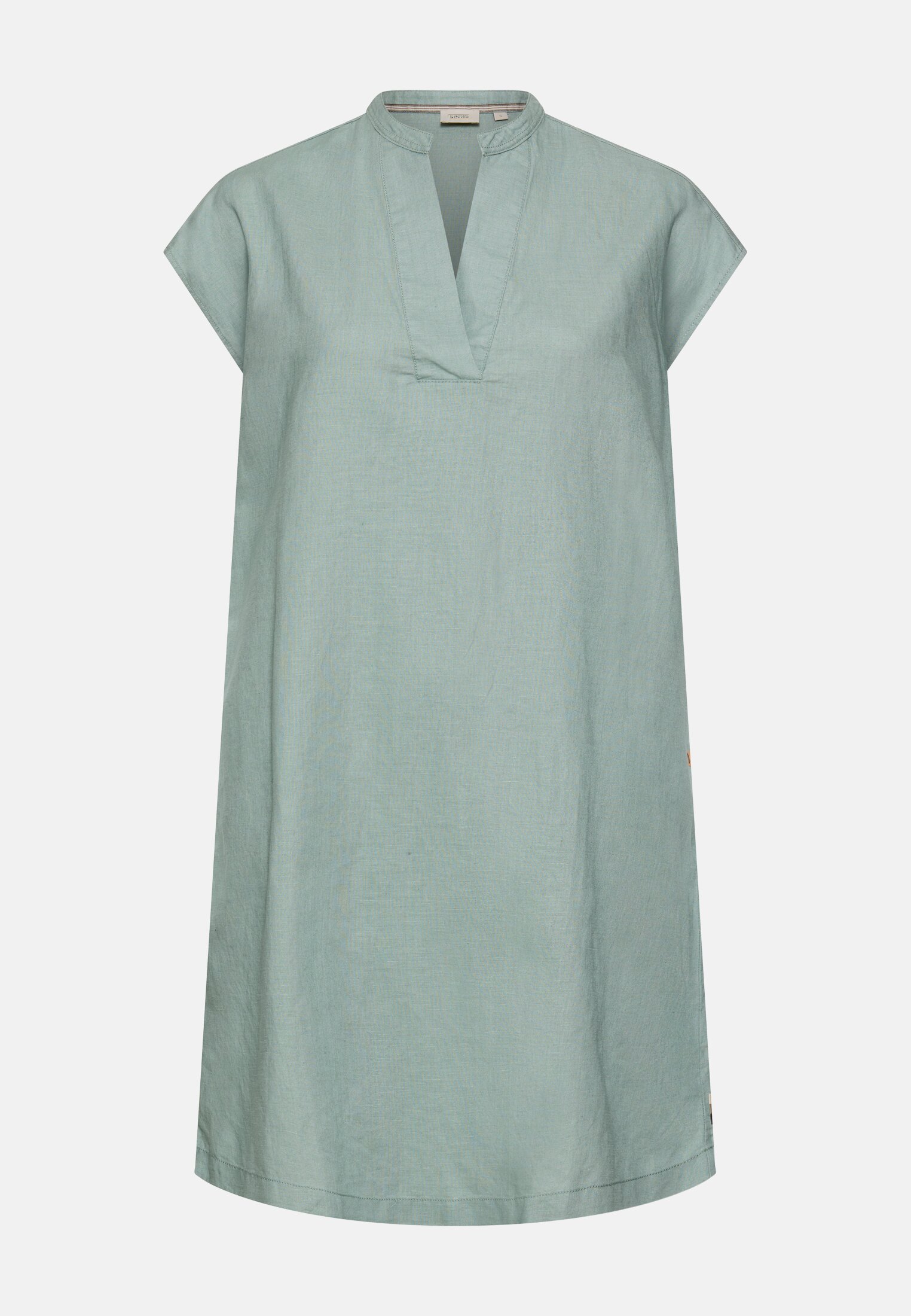 Women Dress with side pockets Jade Blue frontal front