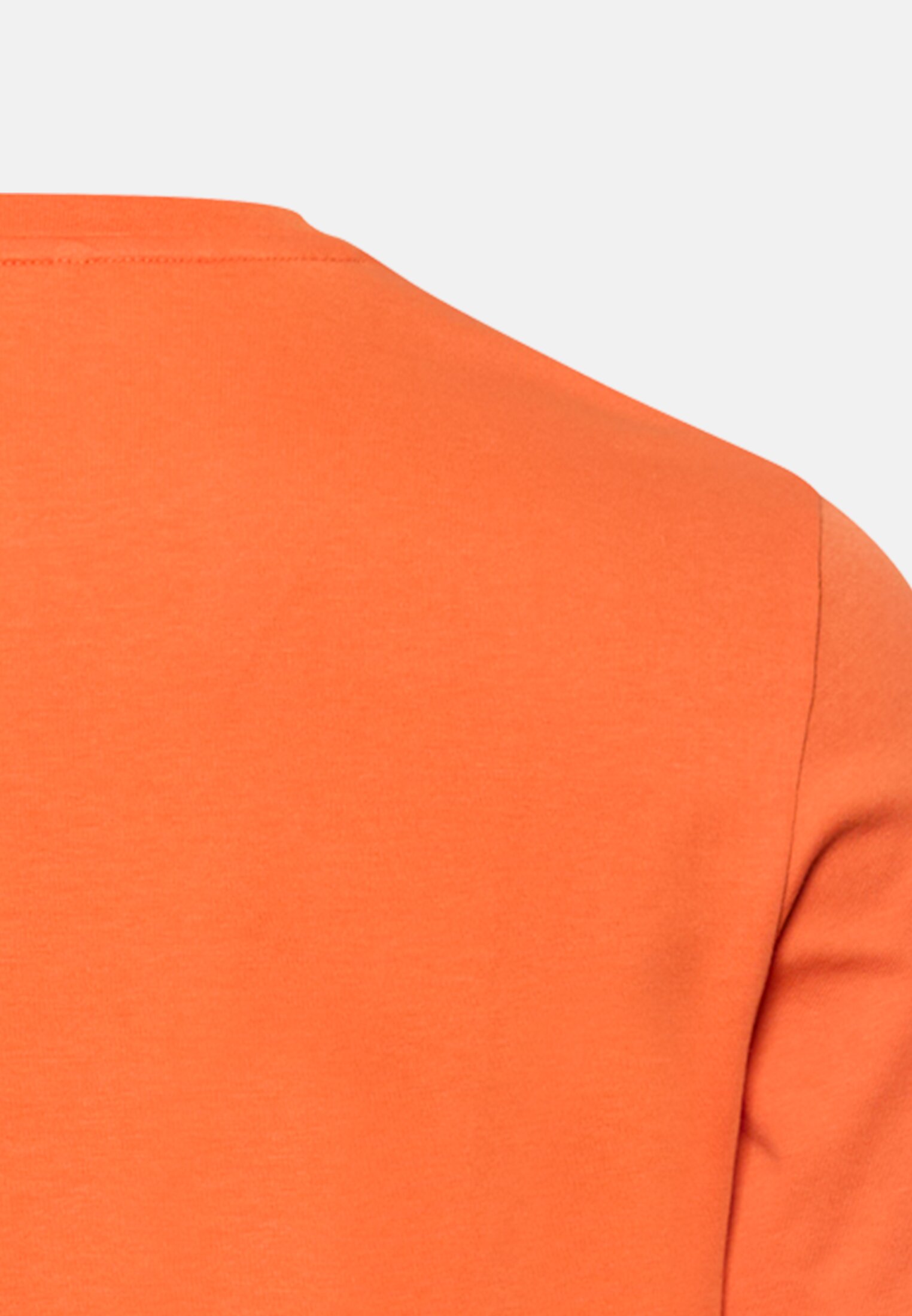 Men fleXXXactive® T-shirt with crew neck Orange close back