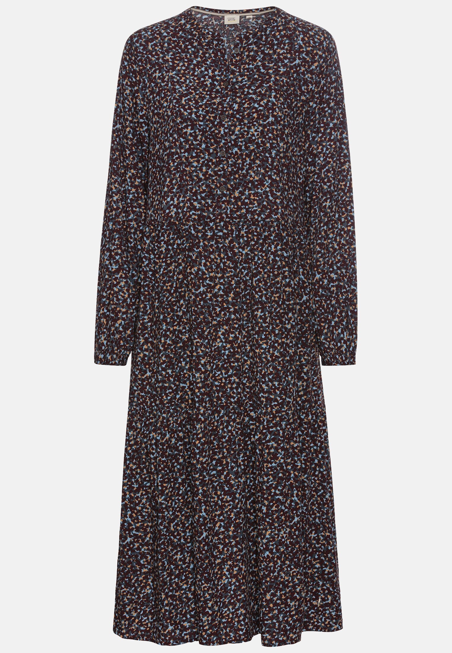 Women Slip-on dress with a longsleeve Purple frontal front