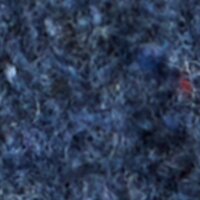 Heren Gebreide sjaal van wolmix marineblauw