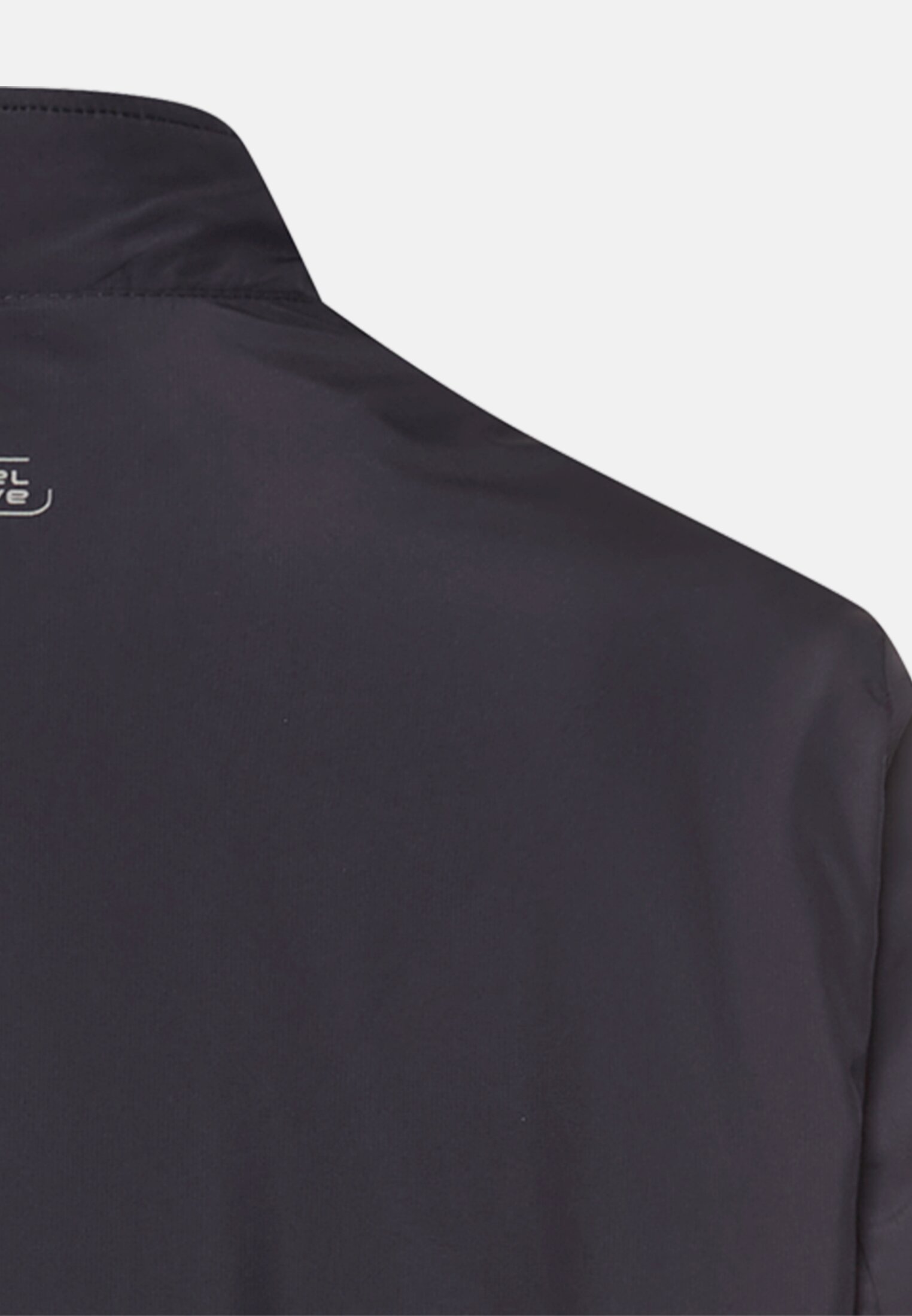 Heren Waterafstotende blouson met binnenvoering Donkerblauw achter dichtbij