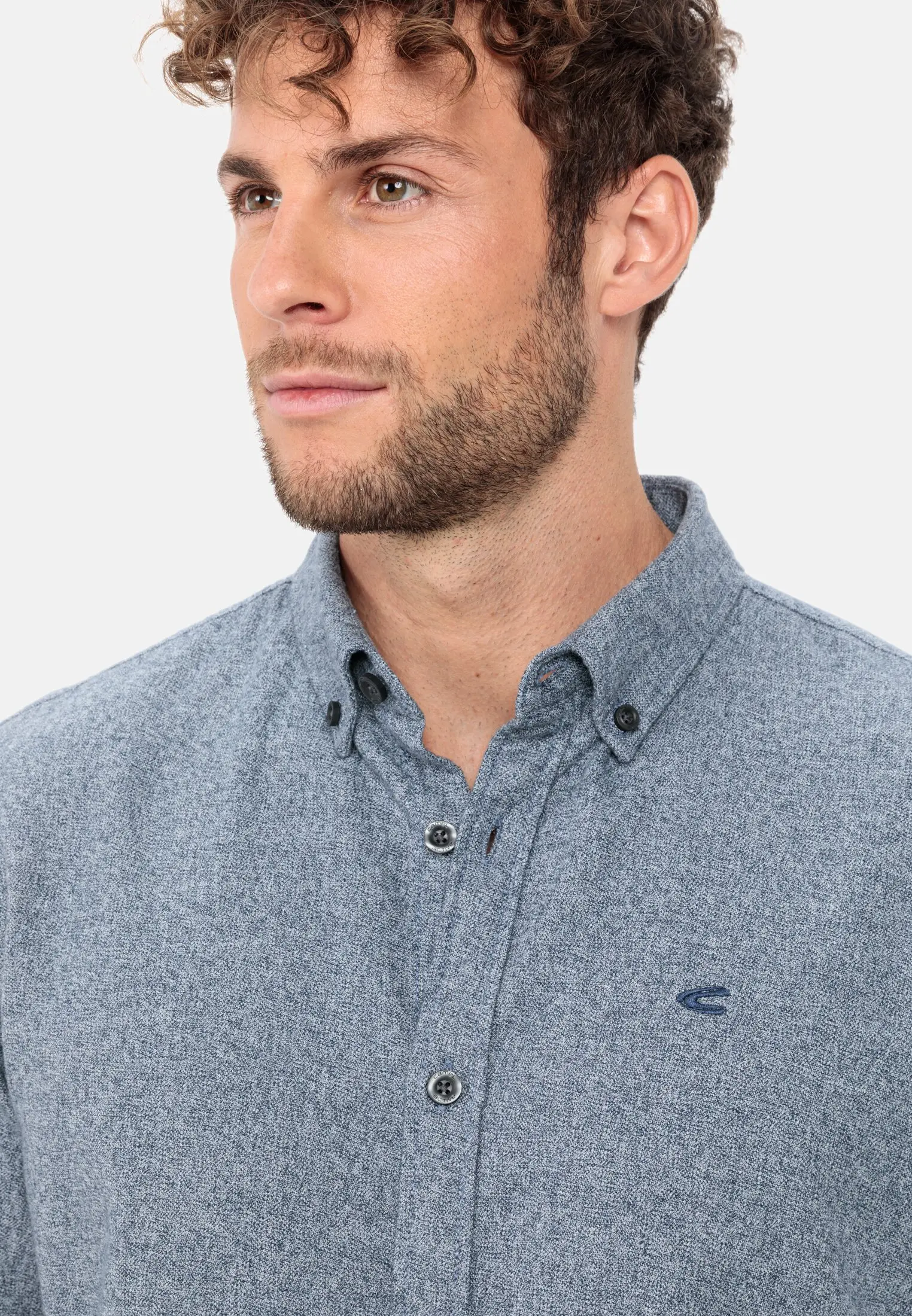 Flanellhemd für Herren in Blau | XL | camel active