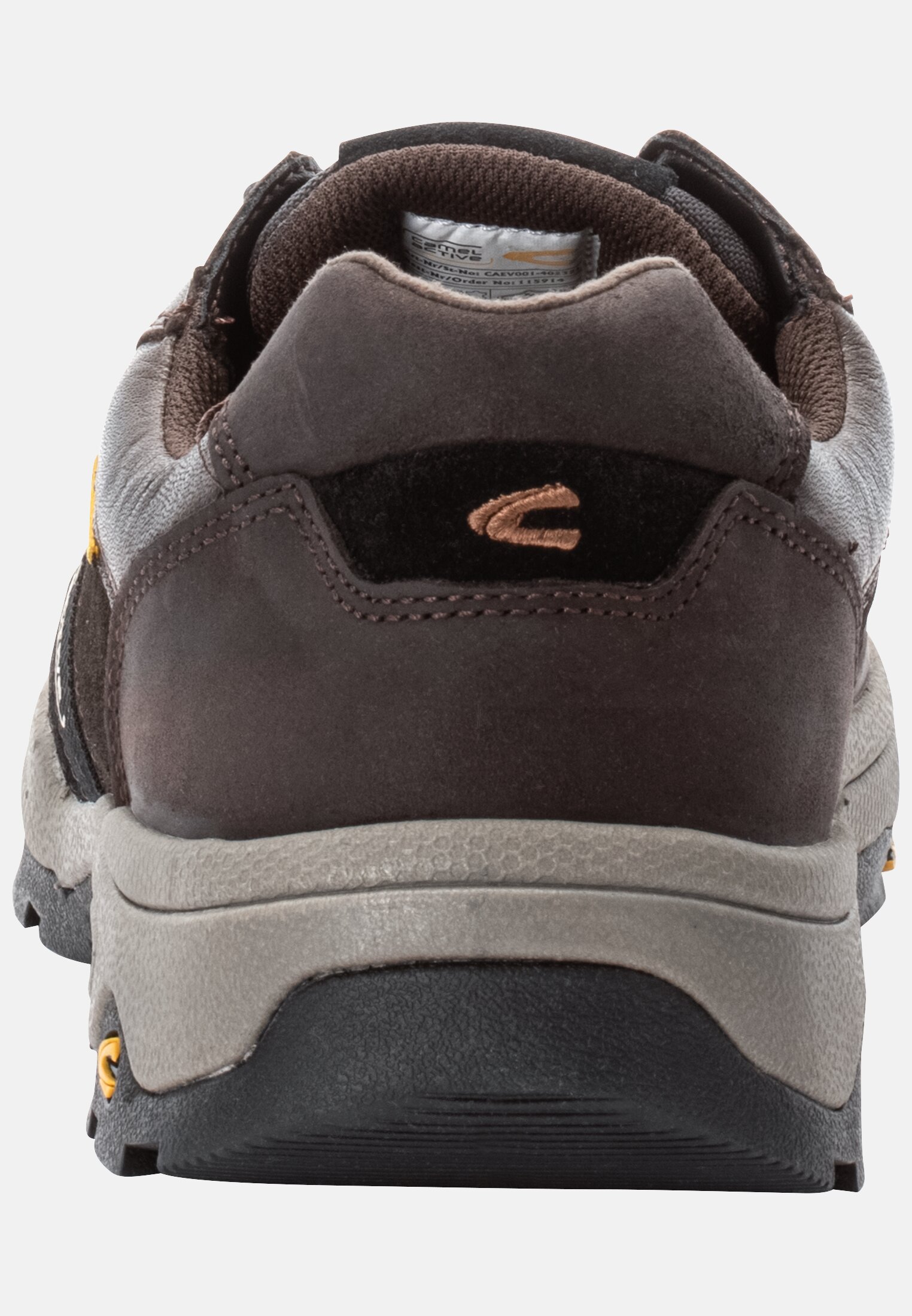 MI_CAEV001-0402-321_3G-00 Herren Sneaker aus echtem Rindsleder Dunkelbraun vorne nah