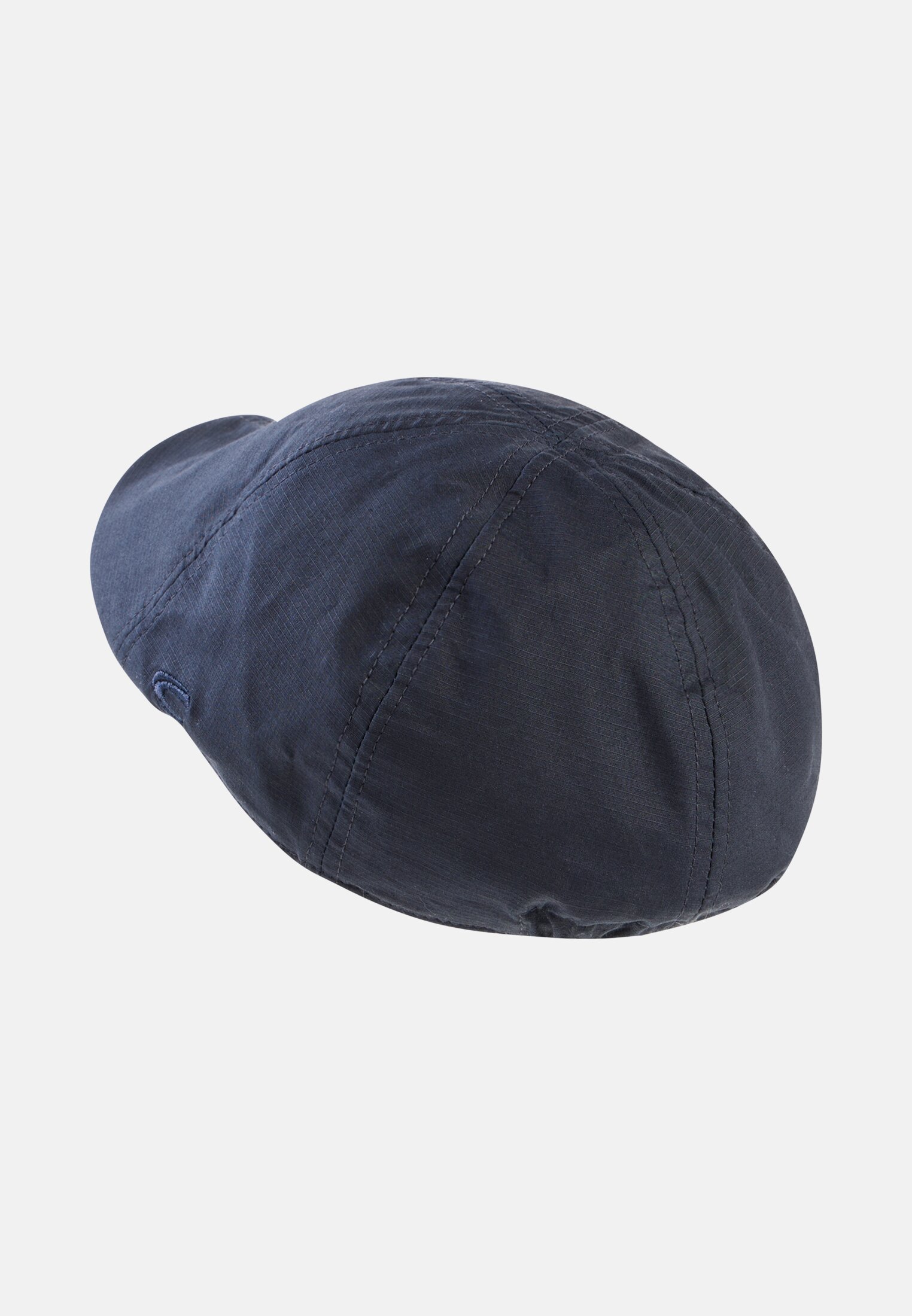 Men Flat Cap in cotton mix Dark Navy frontal back