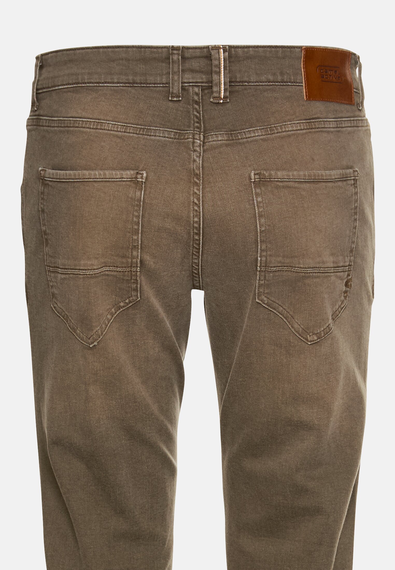 Slim fit jeans for Men in brown camel active