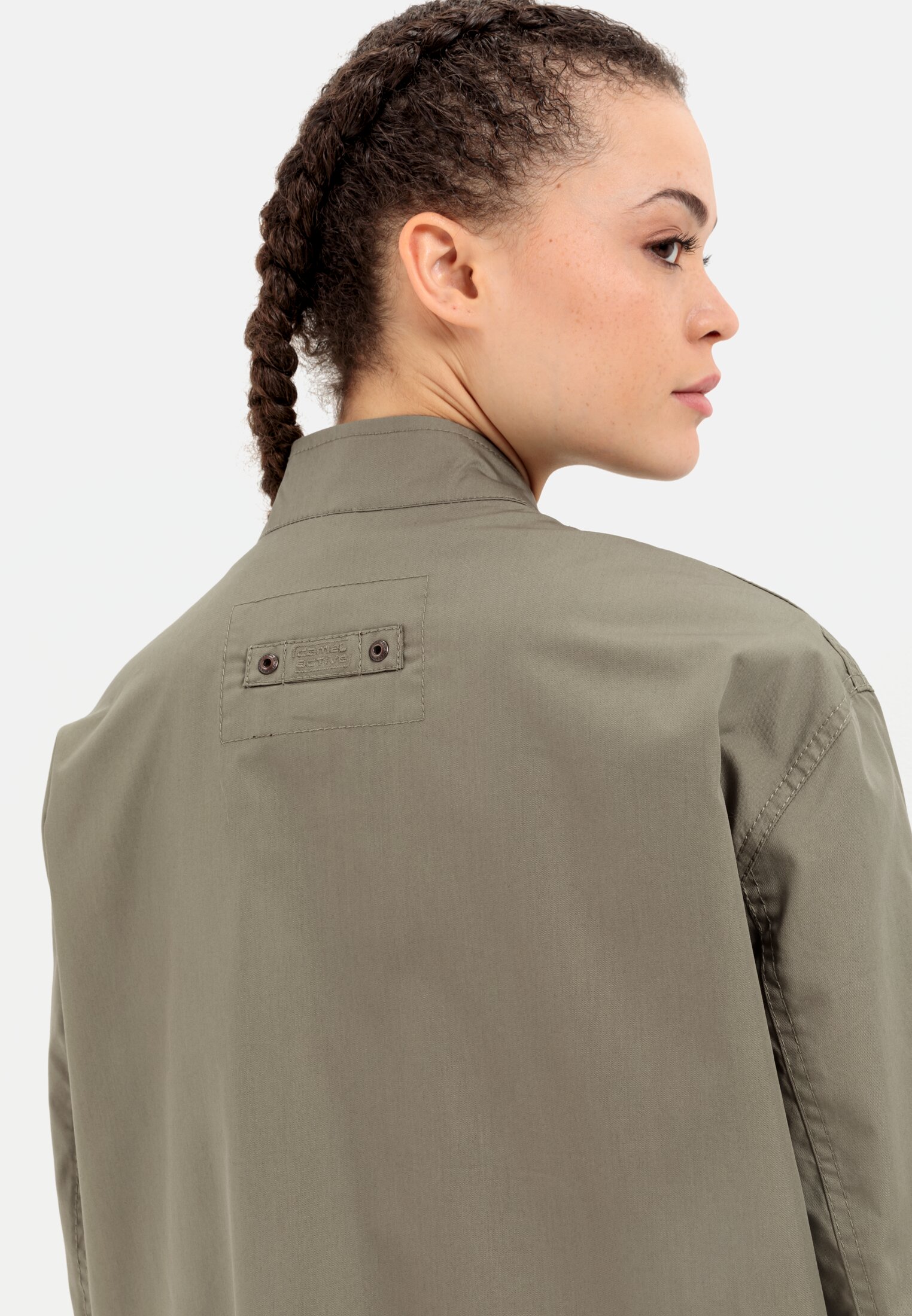 Wasserabweisender Mantel für Damen in Khaki | 36