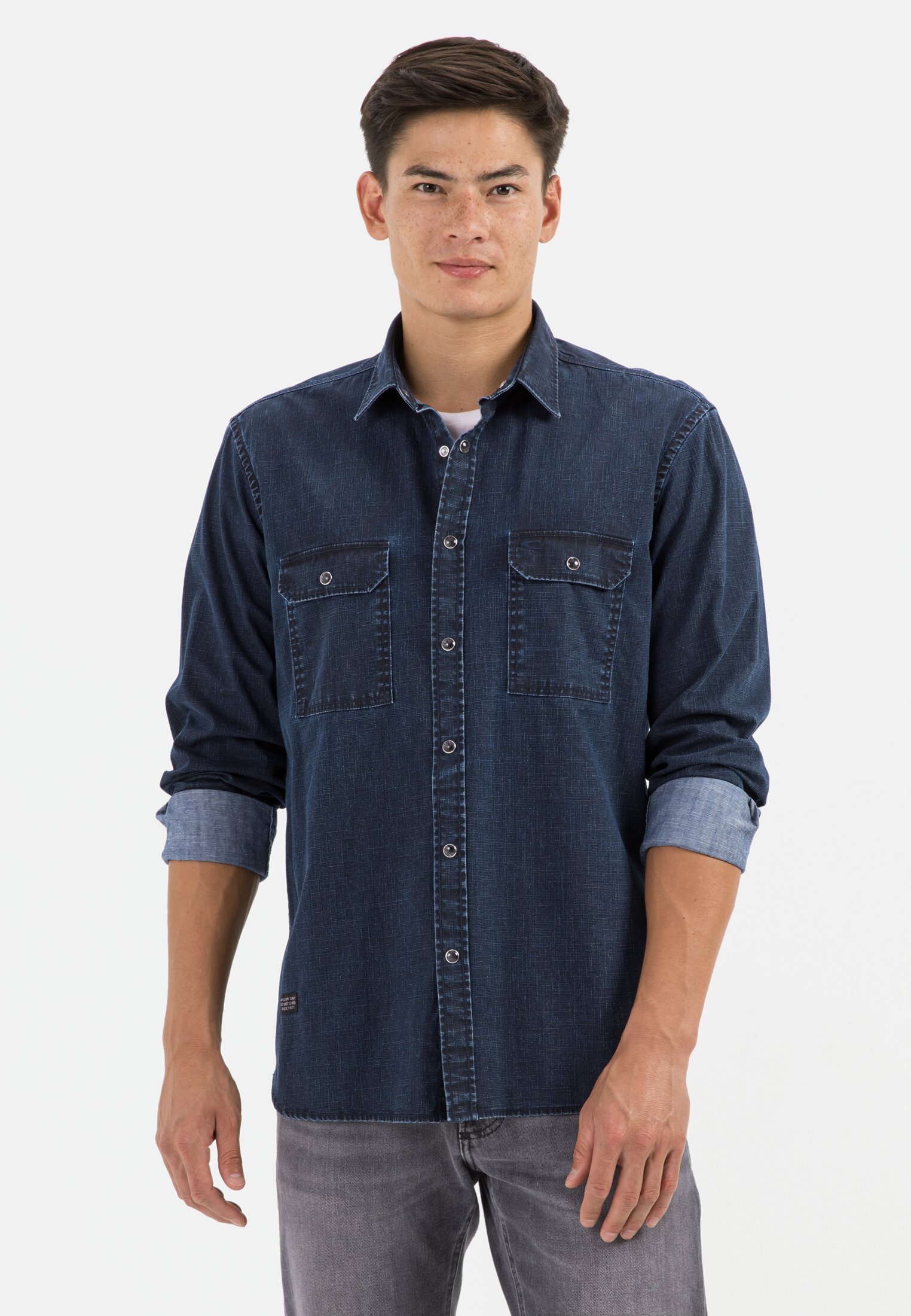 Rabatt 98 % Grau M HERREN Hemden & T-Shirts Jean Primark Hemd 
