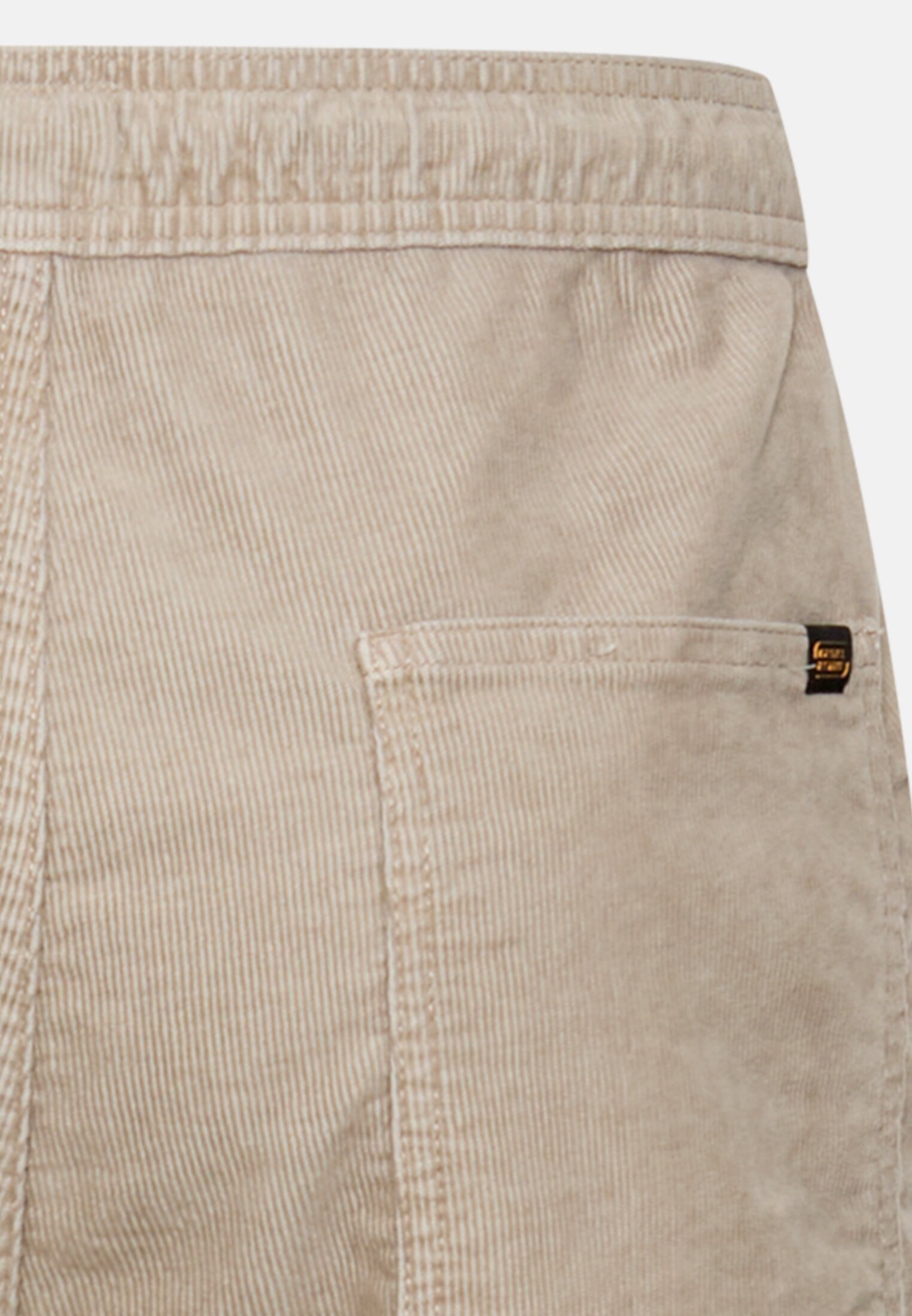 Men Bermuda shorts with drawstring Beige close back
