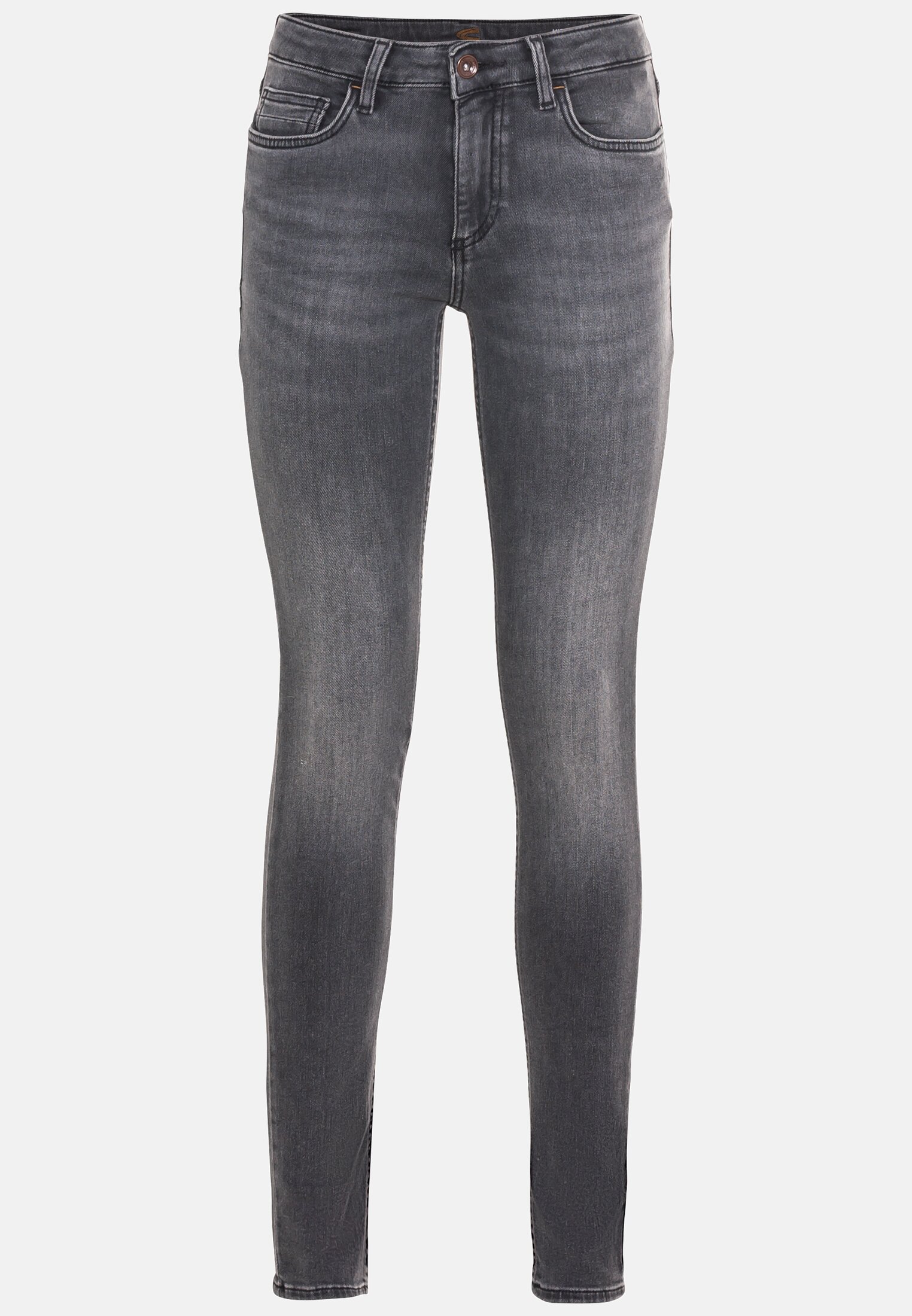 Women Slim Fit Denim Grey frontal front