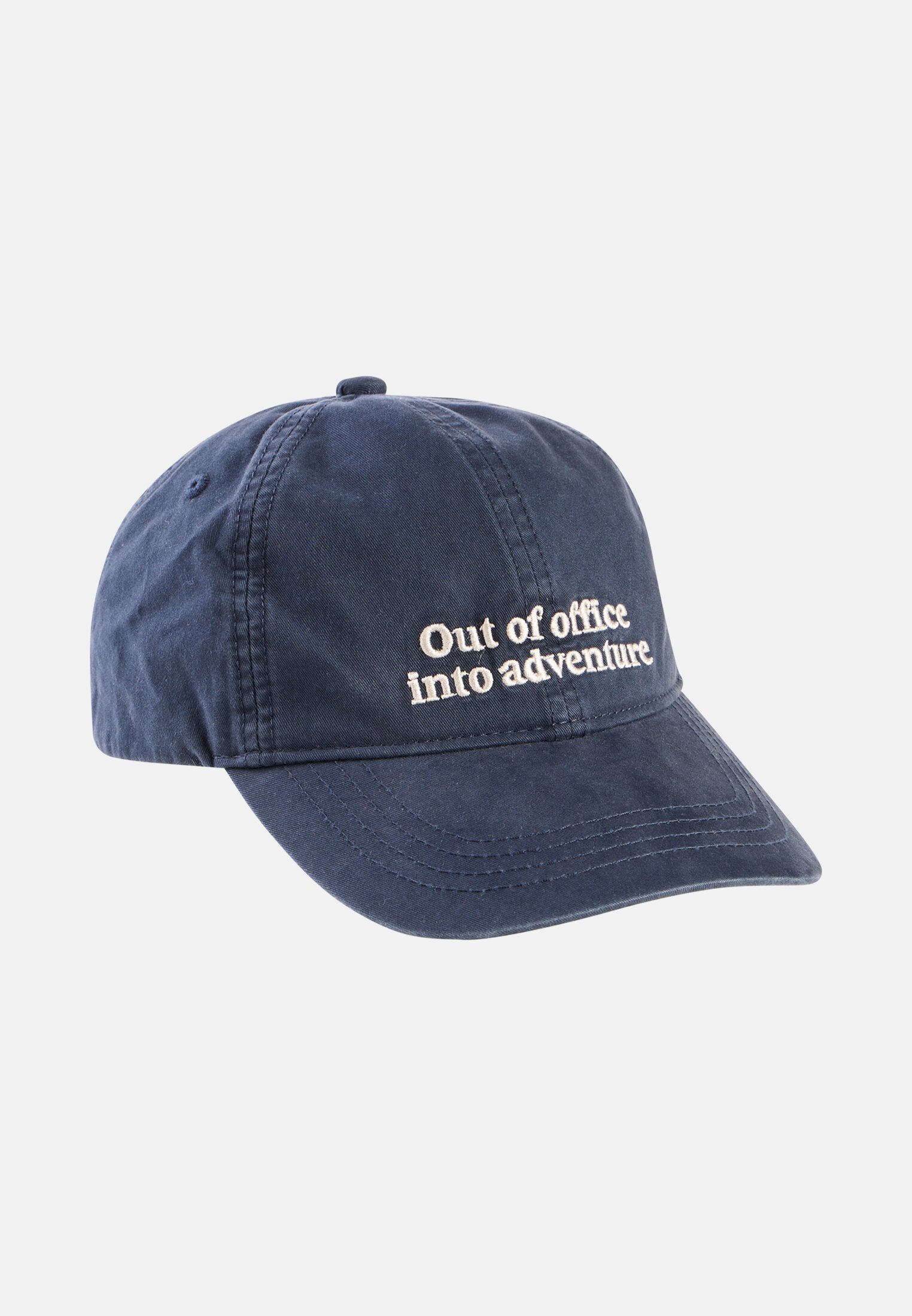 Cap made of pure cotton Dark Blue frontal front