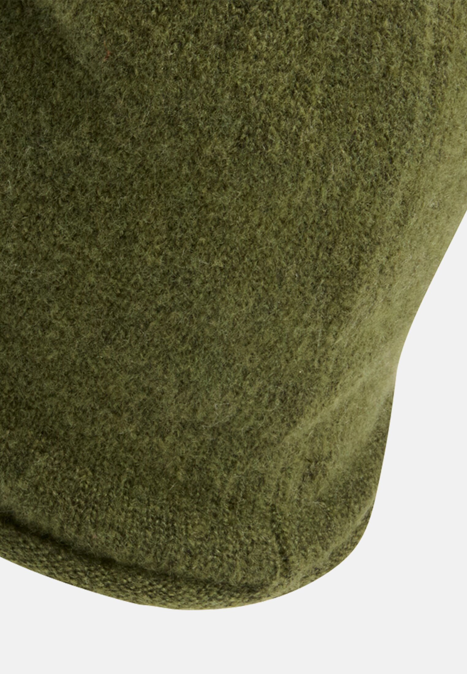 Women Beanie made from a wool blend Olive close back
