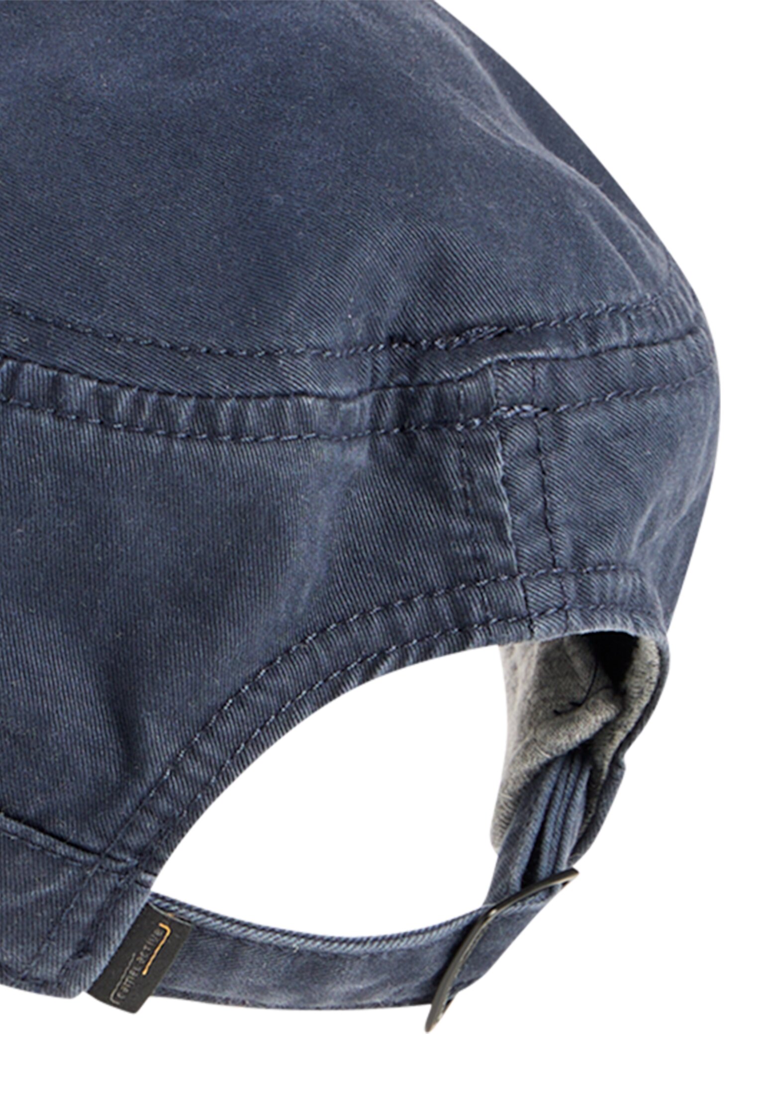 Men Kuba cap made of pure cotton Dark Blue close back