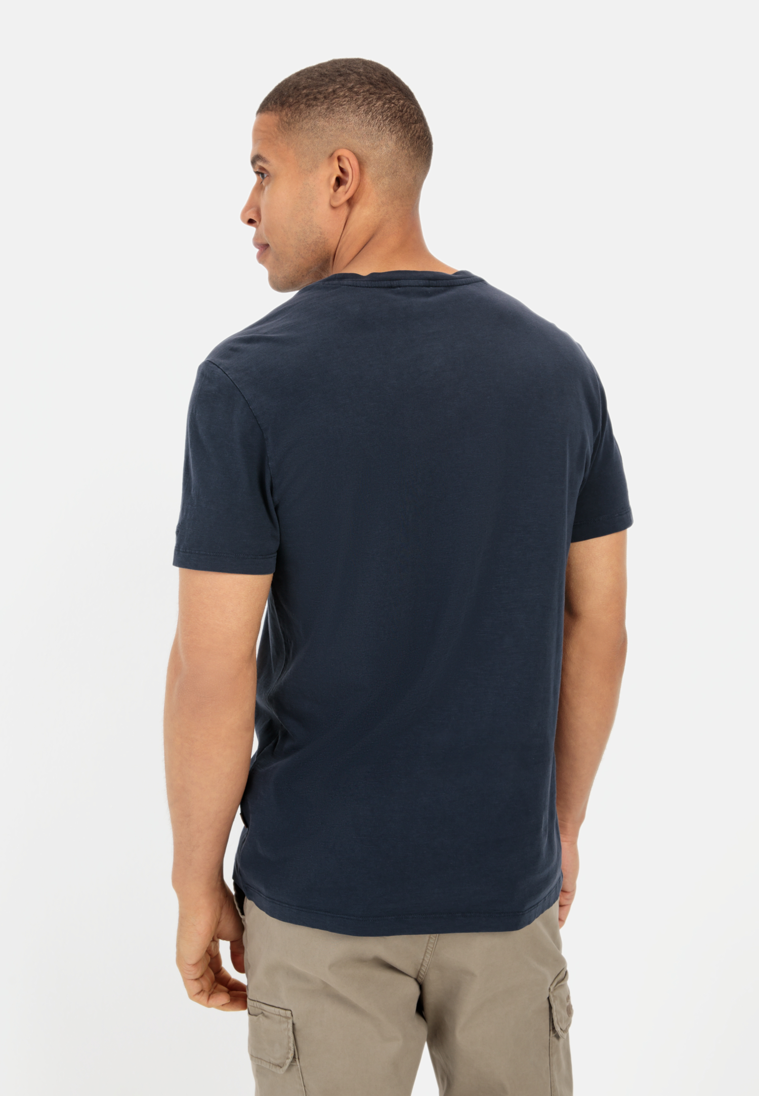 T-Shirt mit Print für Herren in Dunkelblau | S 