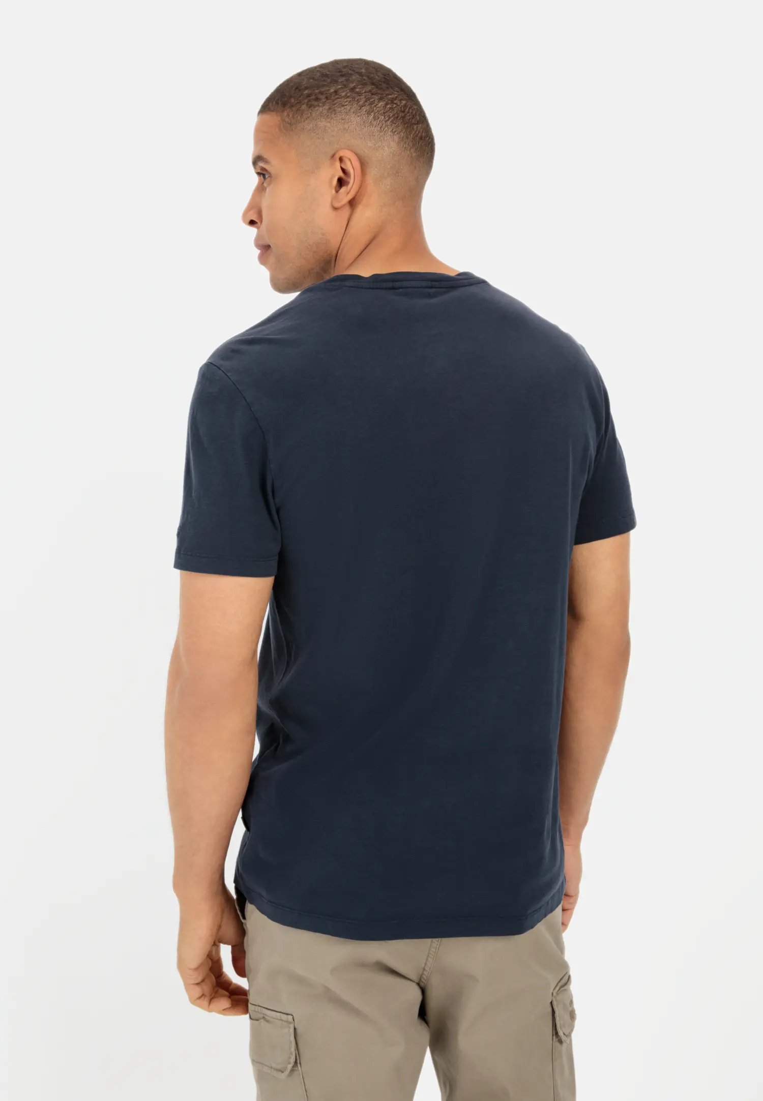 T-Shirt mit Print für Herren in Dunkelblau | S 