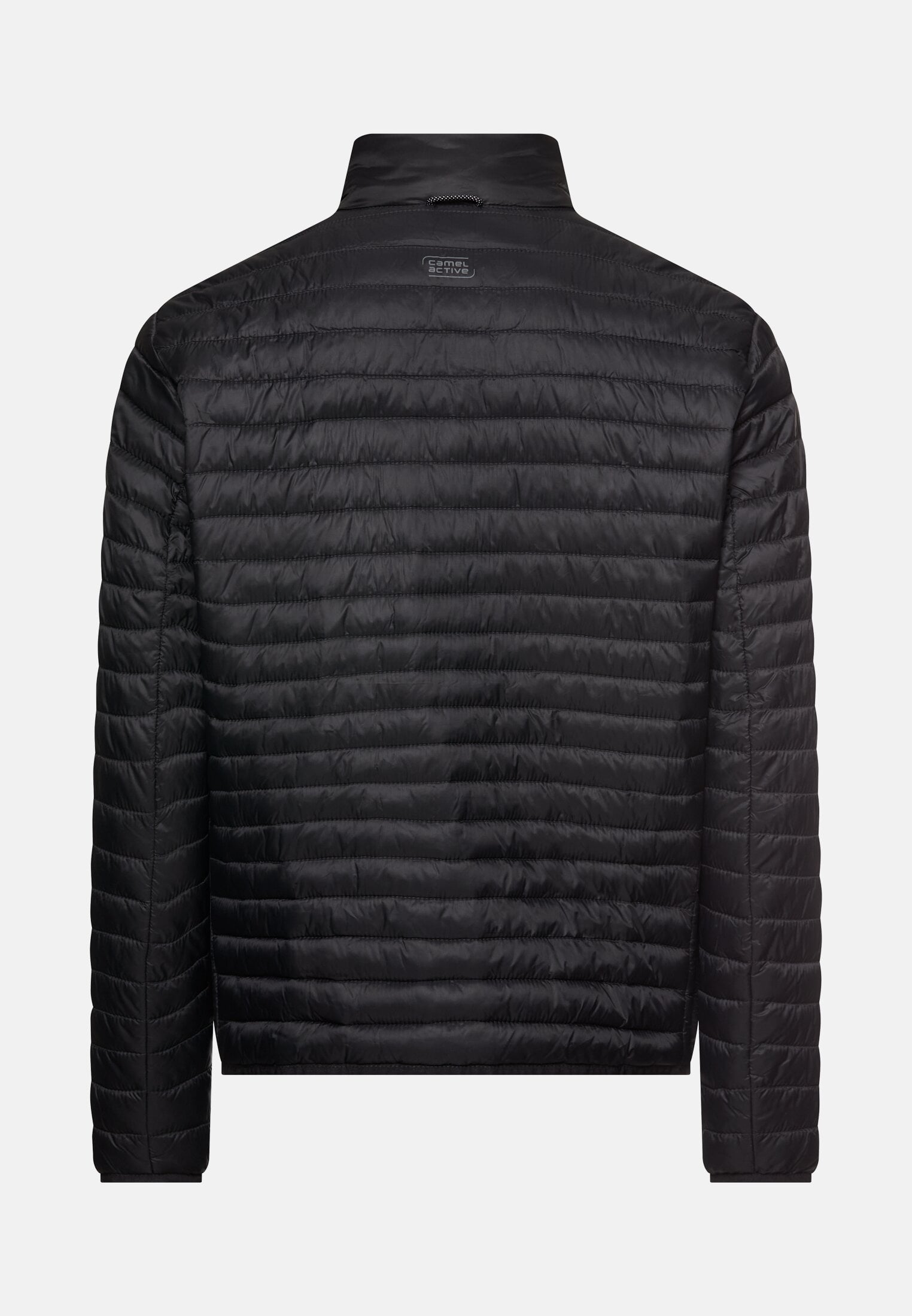 Men Blouson with water-repellent function Black frontal back