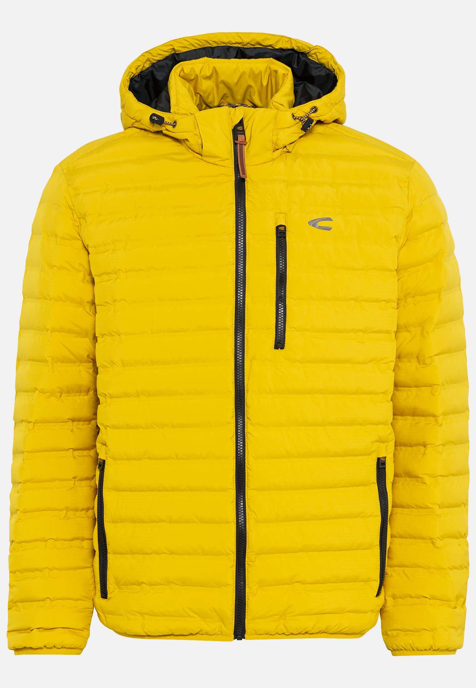 MI_430354-3O66-61_0G-00 Herren Wasserdichte teXXXactive® Funktionsjacke in Steppoptik Gelb frontal vorn